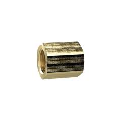 Riegler 136133.Bushing, exterior hexagonal, reducing, G 1/8 i., G 1/4 i., Brass