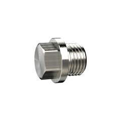 Riegler 136469.Locking screw, Exterior hexagonal, with collar G 1 1/2, AF 30