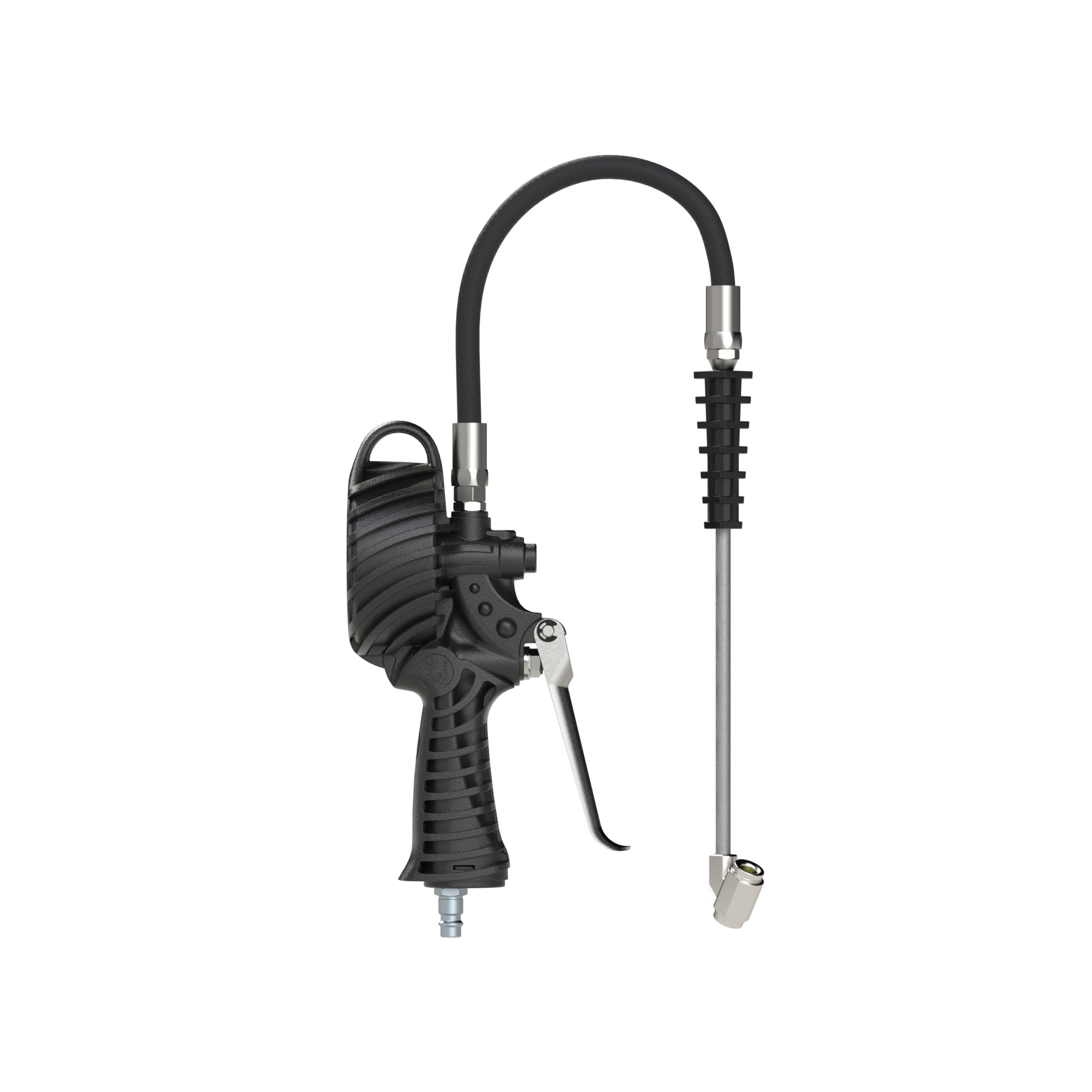 Standard manual tyre gauge, garage connector, Calibrated 0-12 bar - Riegler 136786
