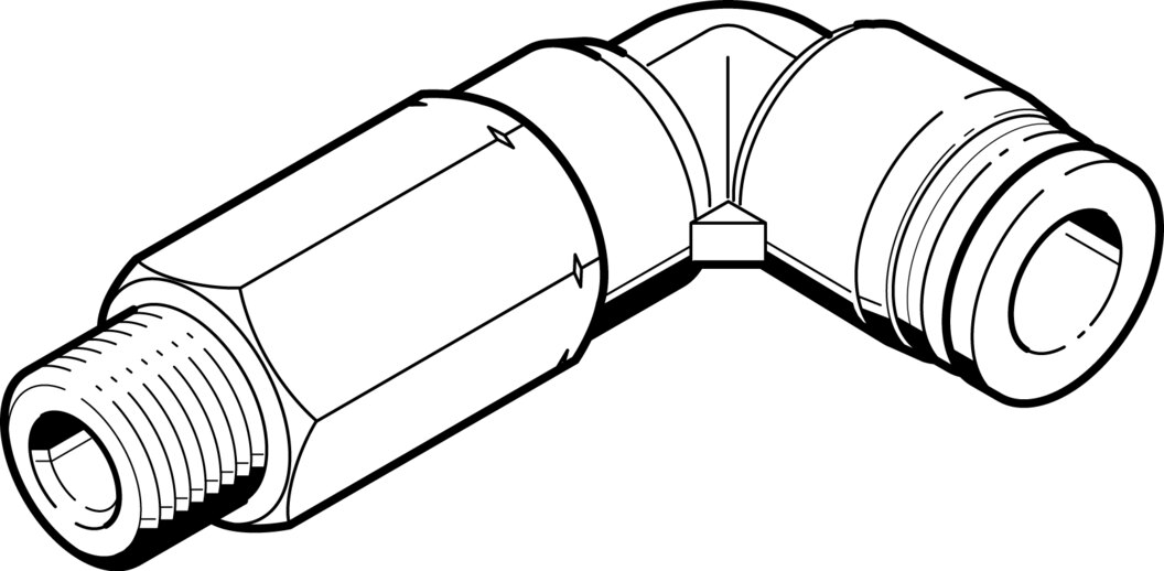 L-Lang-Steckverschraubung QBLL-1/8-5/16-U-M - Festo 576050