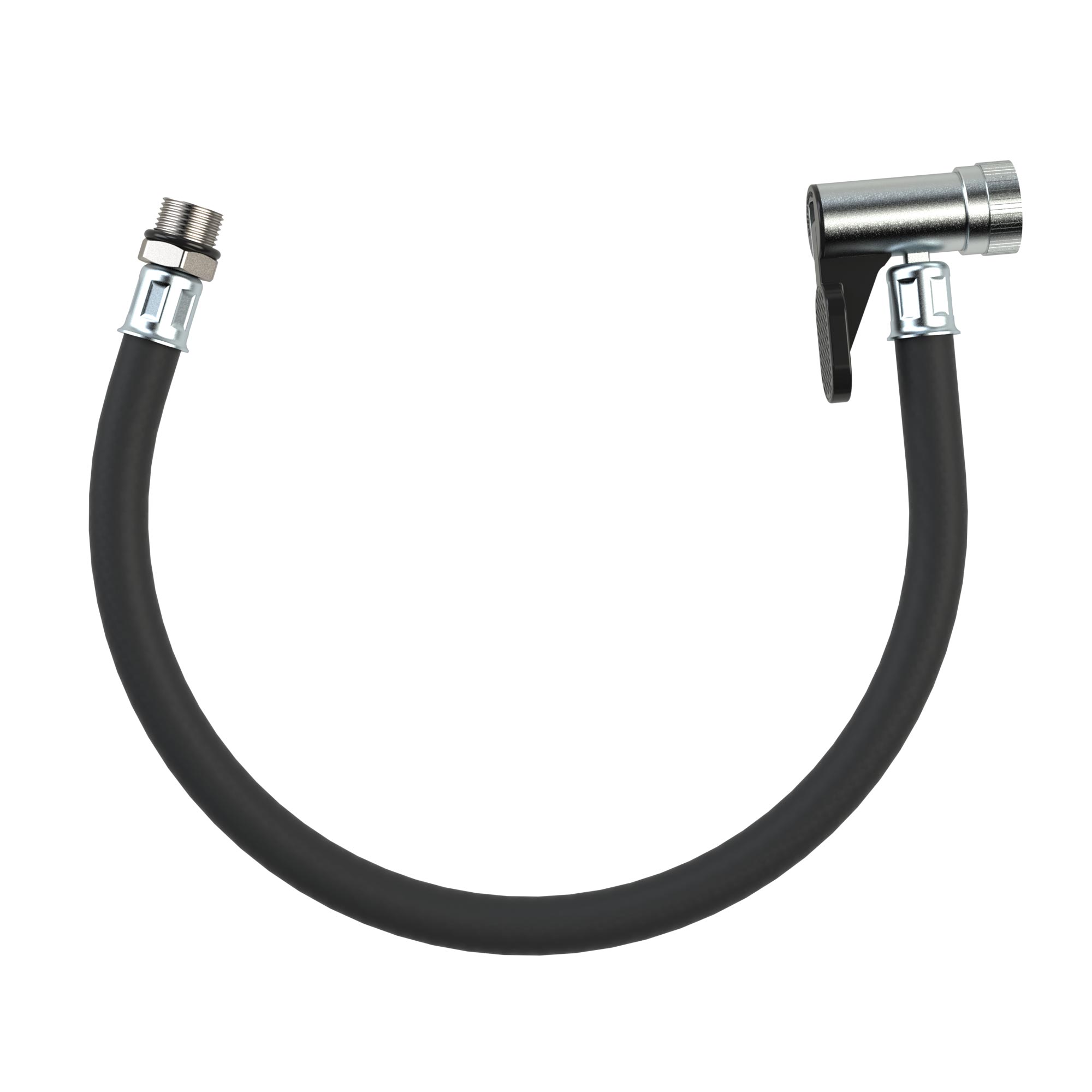 Hose with tyre valve connector, Length 40 cm, G 1/4, rigid - Riegler 137579