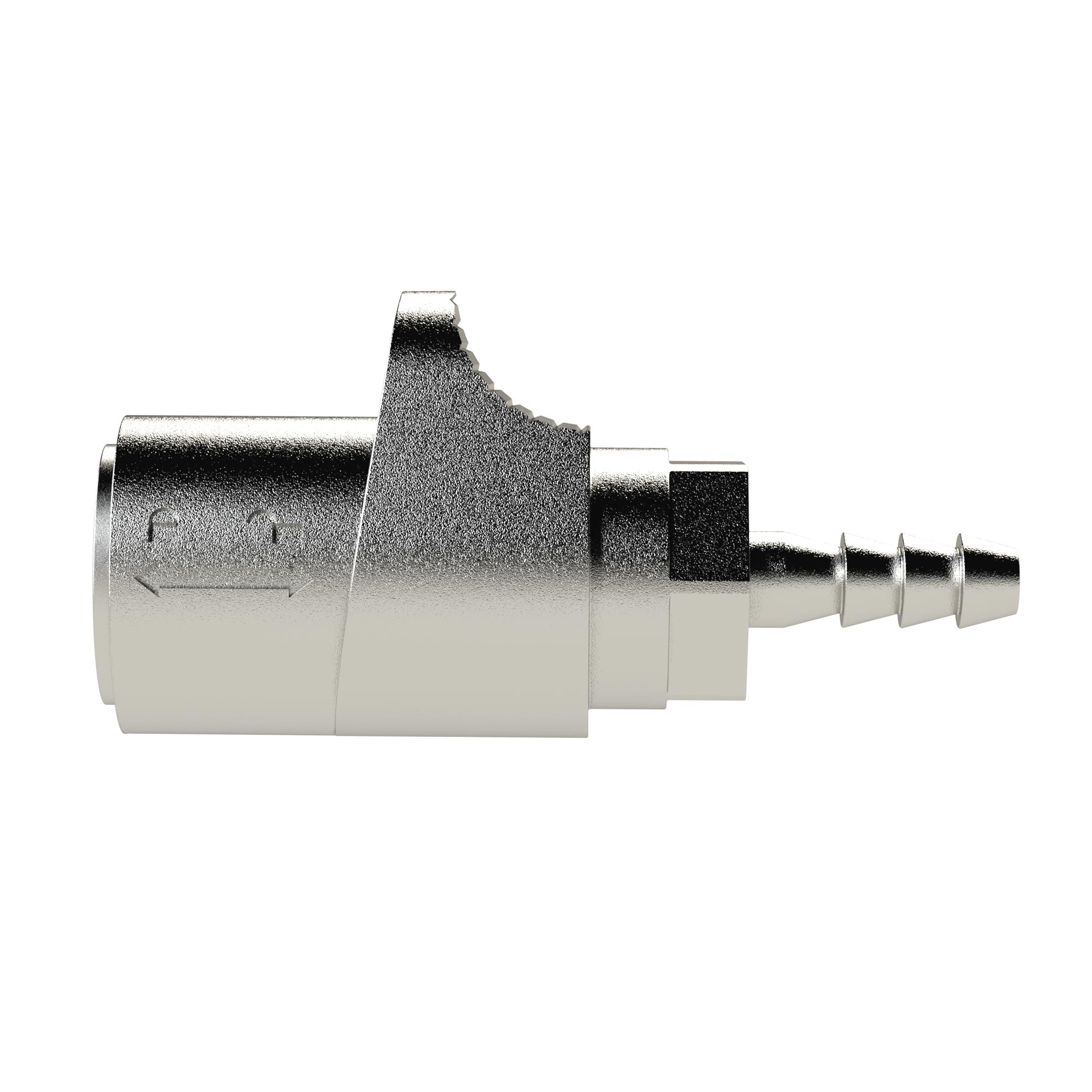 QUIK-LOK connector for tyre gauges standard type, I.D. 6 - Riegler 137583