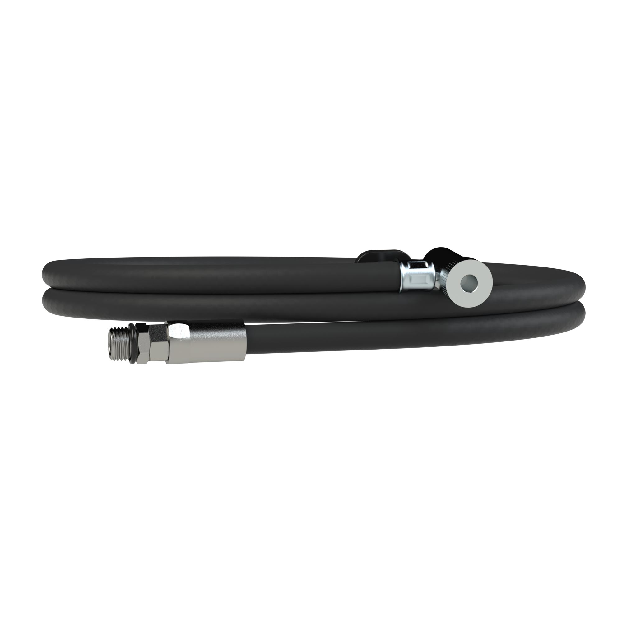 Hose with tyre valve connector, 3 m, G 1/4, swiveling - Riegler 137661