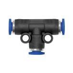 Riegler 148877. T-Steckverbindung »Blaue Serie« mini, Schlauch-Außen-Ø 3