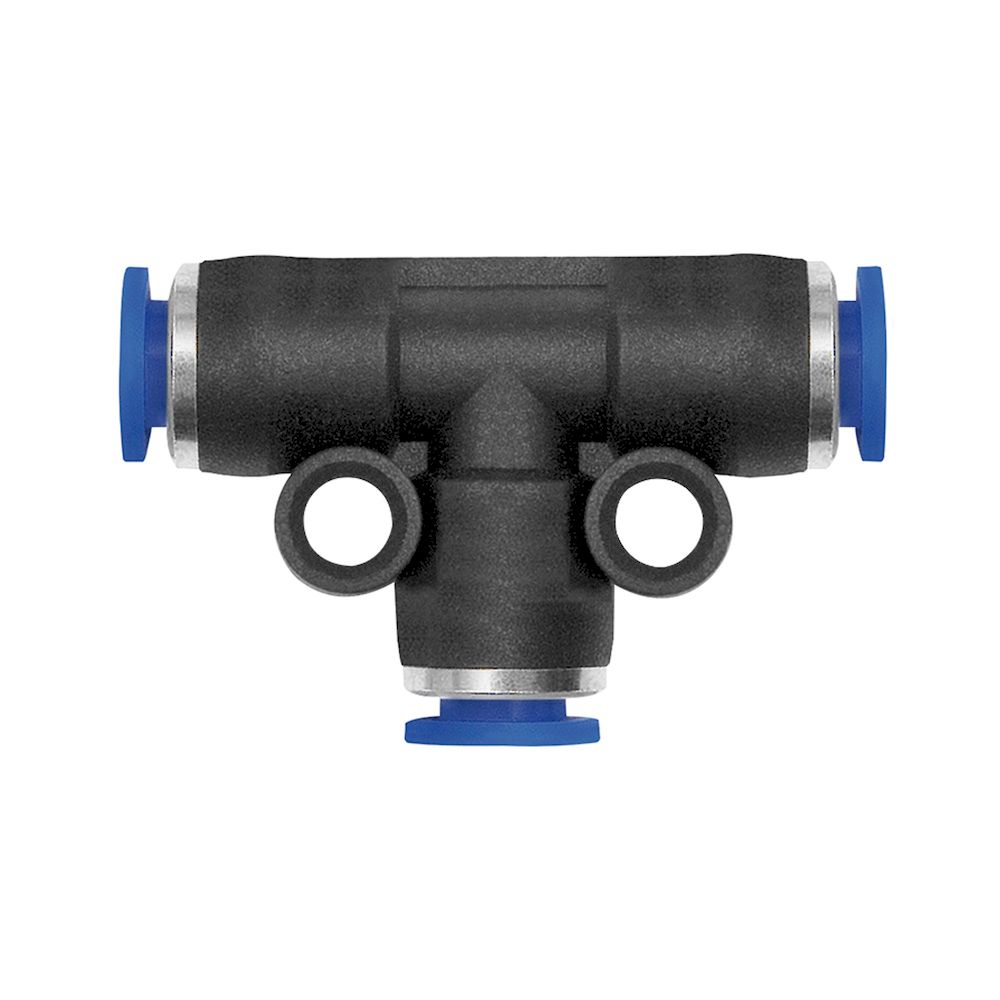 Riegler 148880.Push-in T-connector »Blue Series« mini, red., hose exterior Ø 4/3