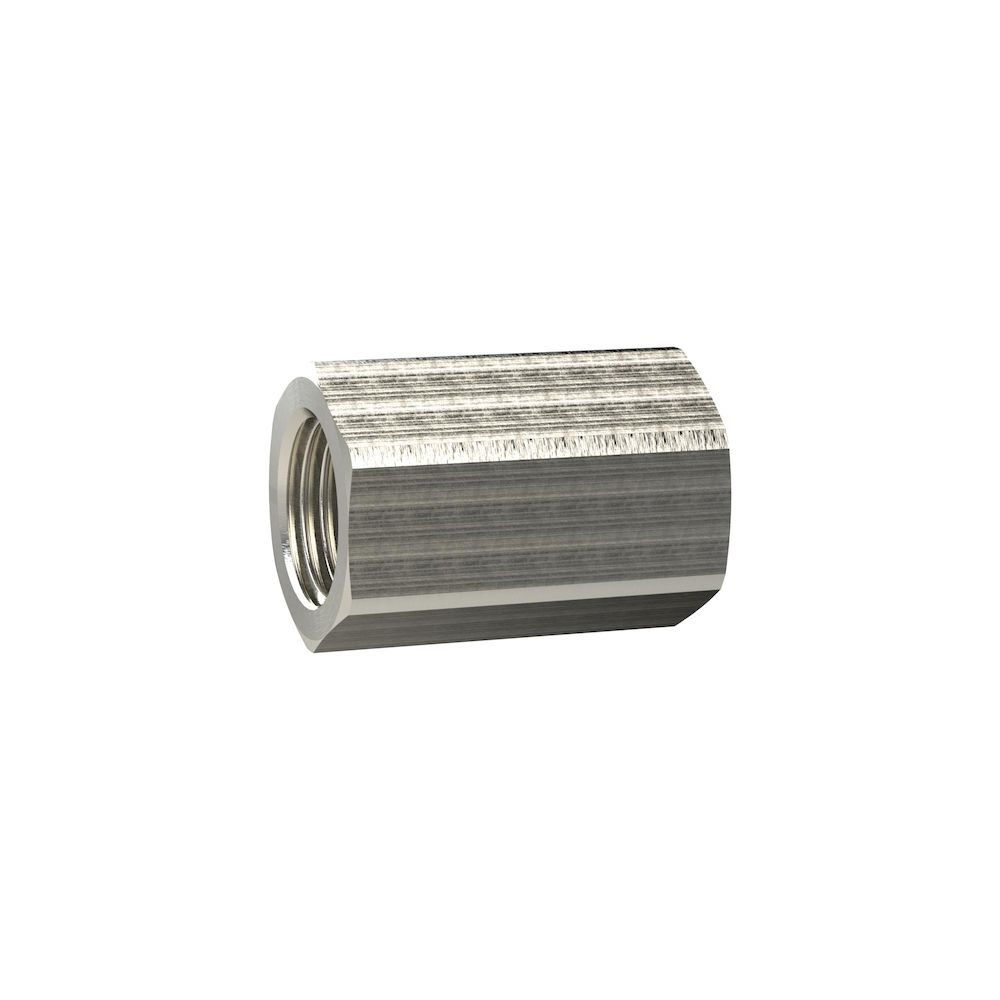 Riegler 136568.Bushing with exterior hexagonal G 1 1/2 AF 55 nickel-plated brass