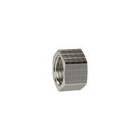 Riegler 138500.Closing cap (hexagonal design), G 3/4, AF 29, nickel-plated brass