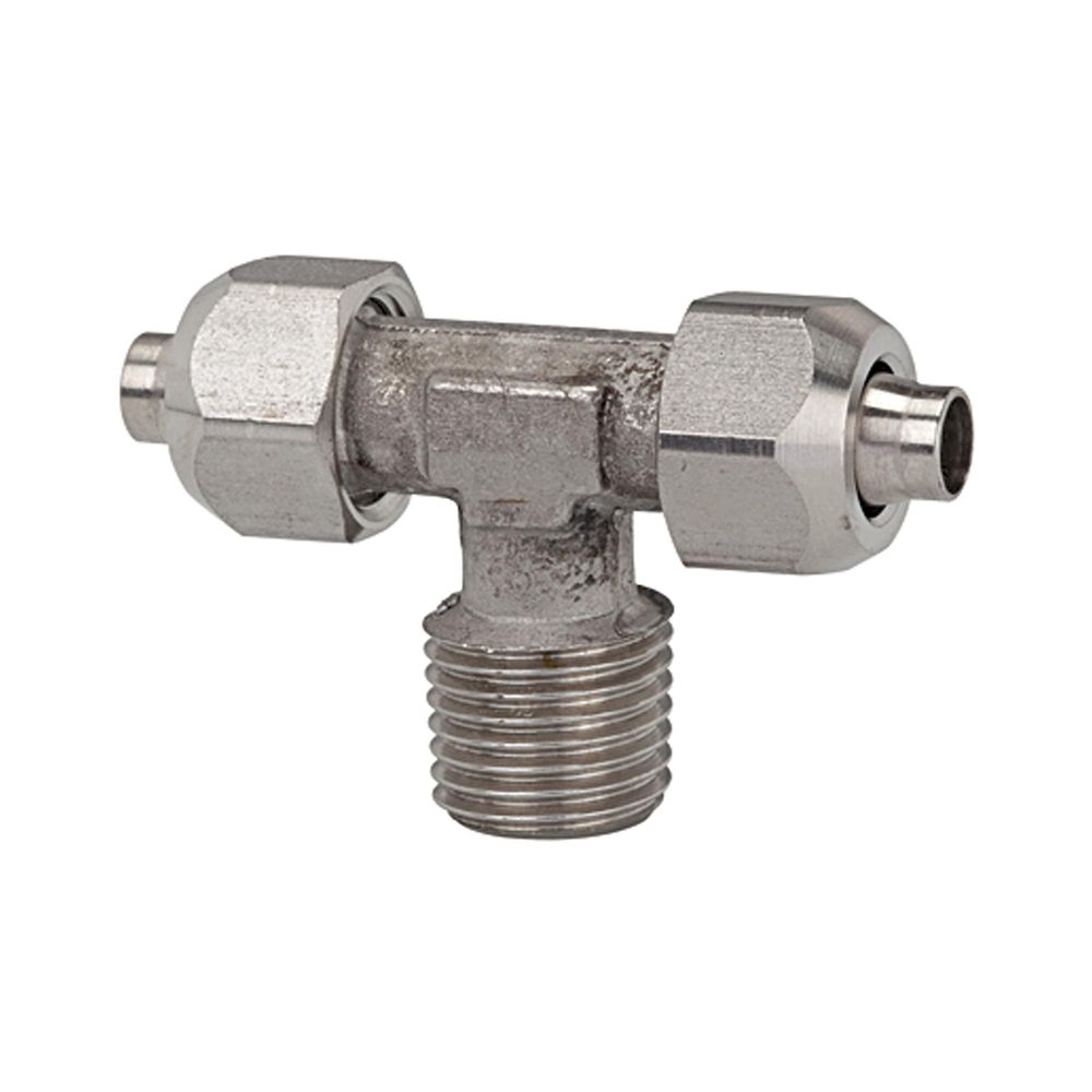 Riegler 110702.T screw-in fitting, R 1/8 o., for hose 6/4 mm, AF 12/10