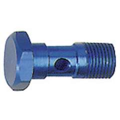 Riegler 110757. Hohlschraube, G 1/8, SW 14, Aluminium