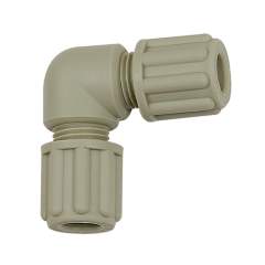 Riegler 110886.Angled hose fitting, for hose 8/10 mm, PP
