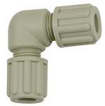 Riegler 110886.Angled hose fitting, for hose 8/10 mm, PP