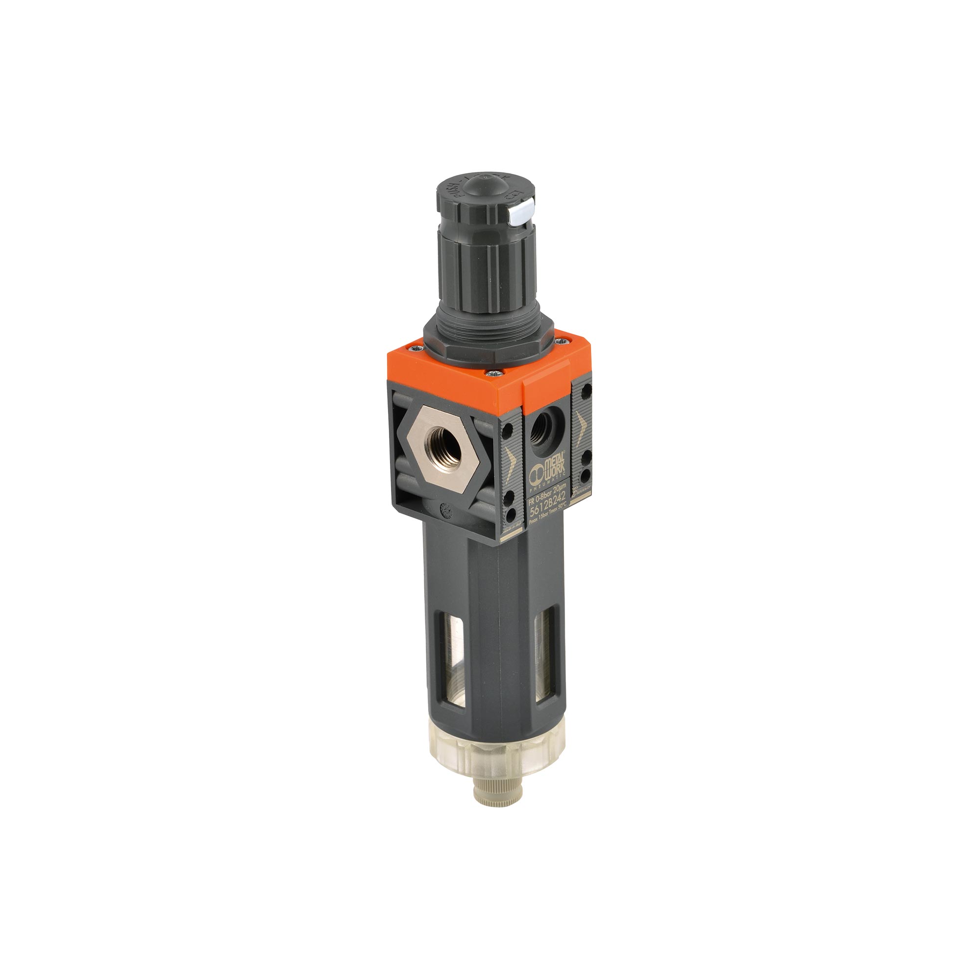 Filter regulator »SYNTESI«, size1, G 3/8, 20µm, 0…2bar, RMSA - Riegler 141224