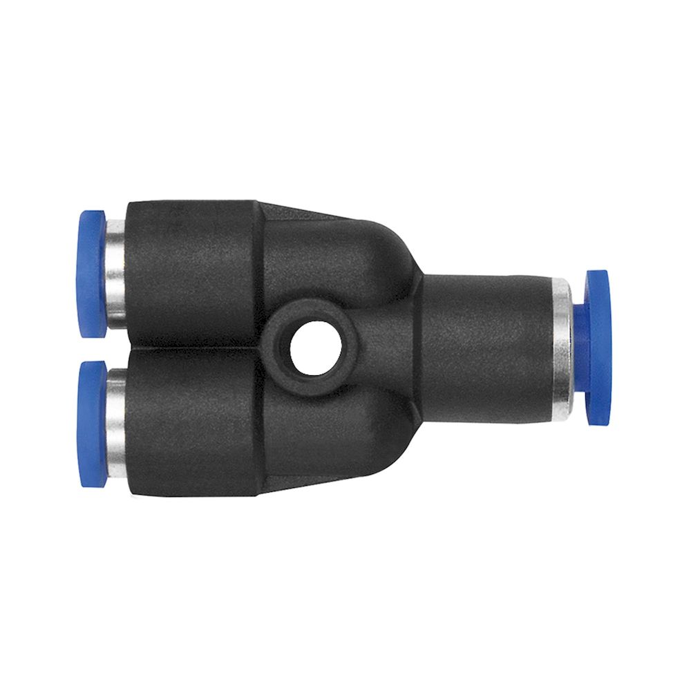 Riegler 148885.Push-in Y-connector »Blue Series« mini, red., hose exterior Ø 4/3