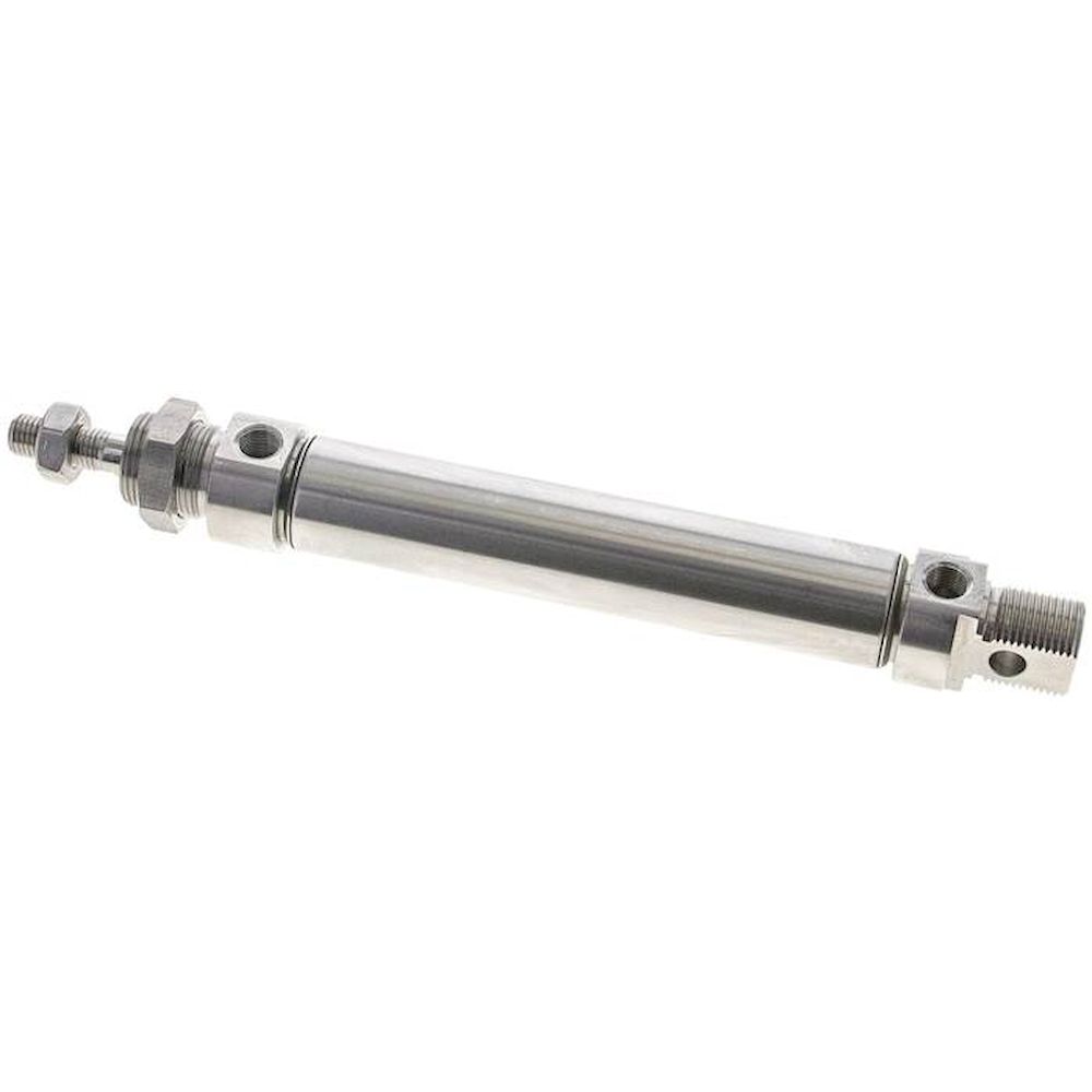 Airtec ZD 25/100 ES-V. ISO 6432 cylinders, stainless steel, piston 25 mm, stroke 100 mm