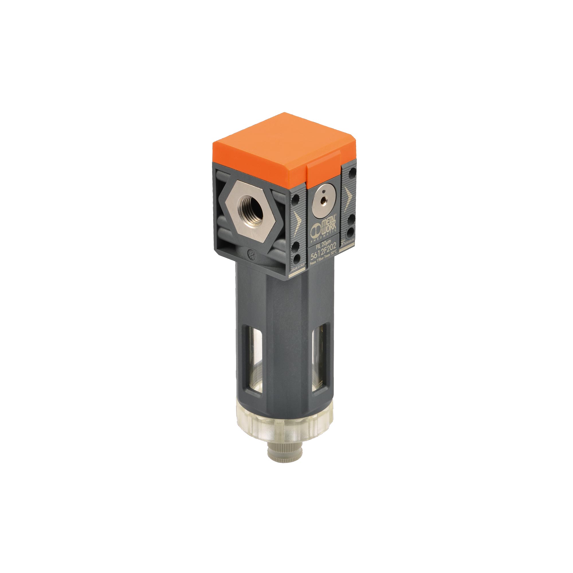 Filter »SYNTESI«, size2, G 3/8, 5µm, RMSA semi-automatic - Riegler 144555