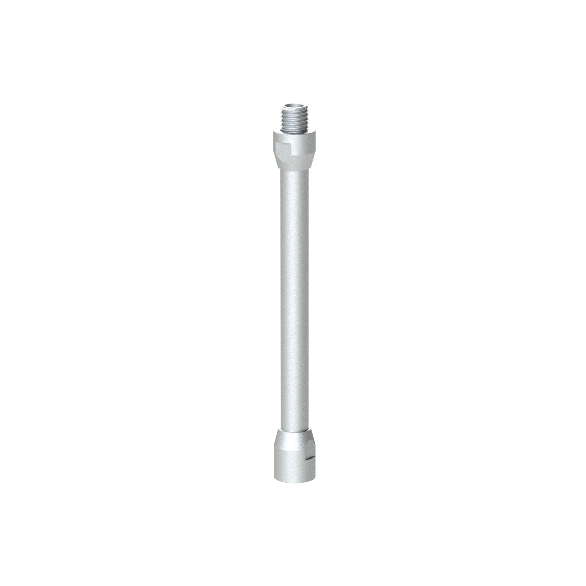 Extension pipe without nozzle, straight 450 mm, Alu, M12x1.25 - Riegler 117002