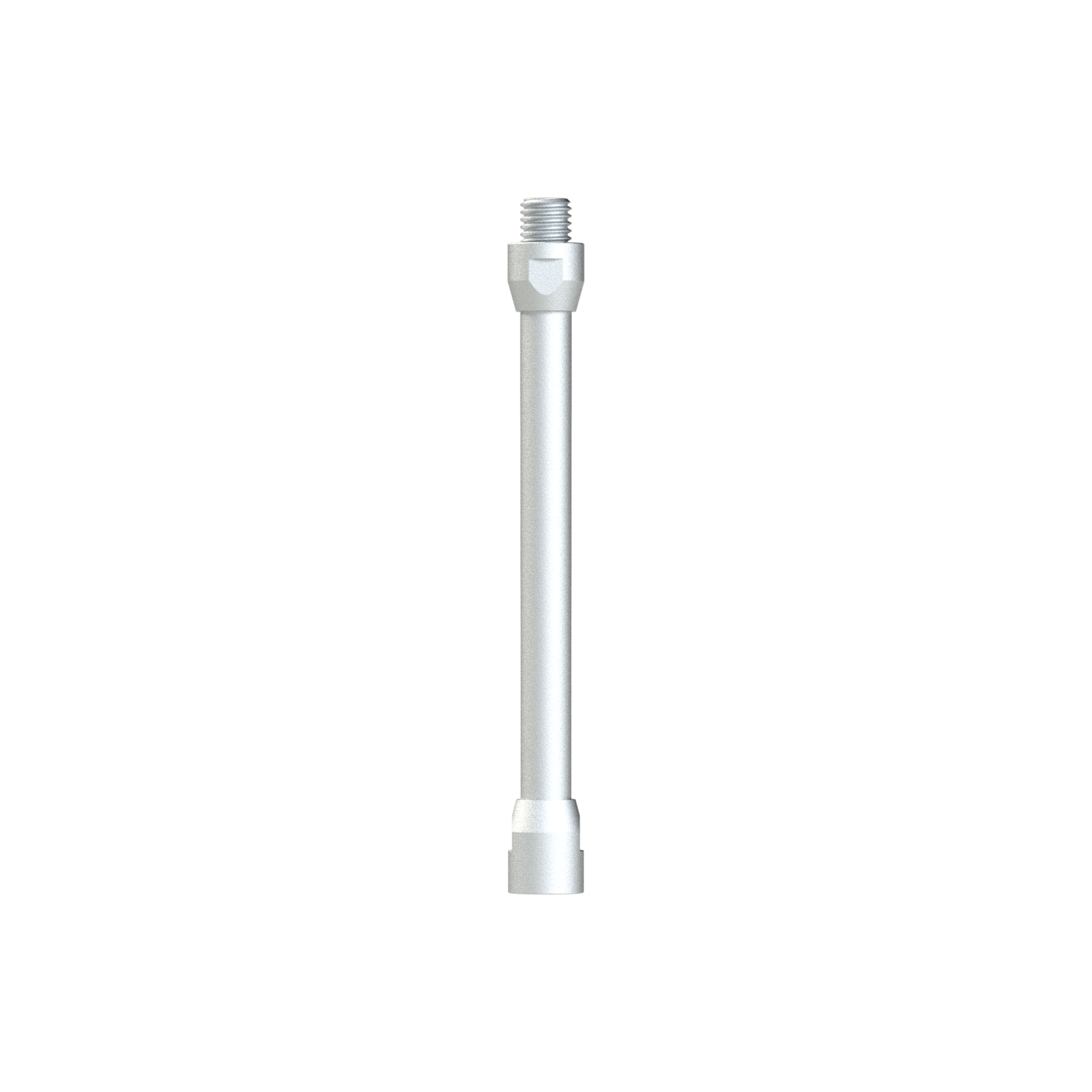 Extension pipe without nozzle, straight 450 mm, Alu, M12x1.25 - Riegler 117002