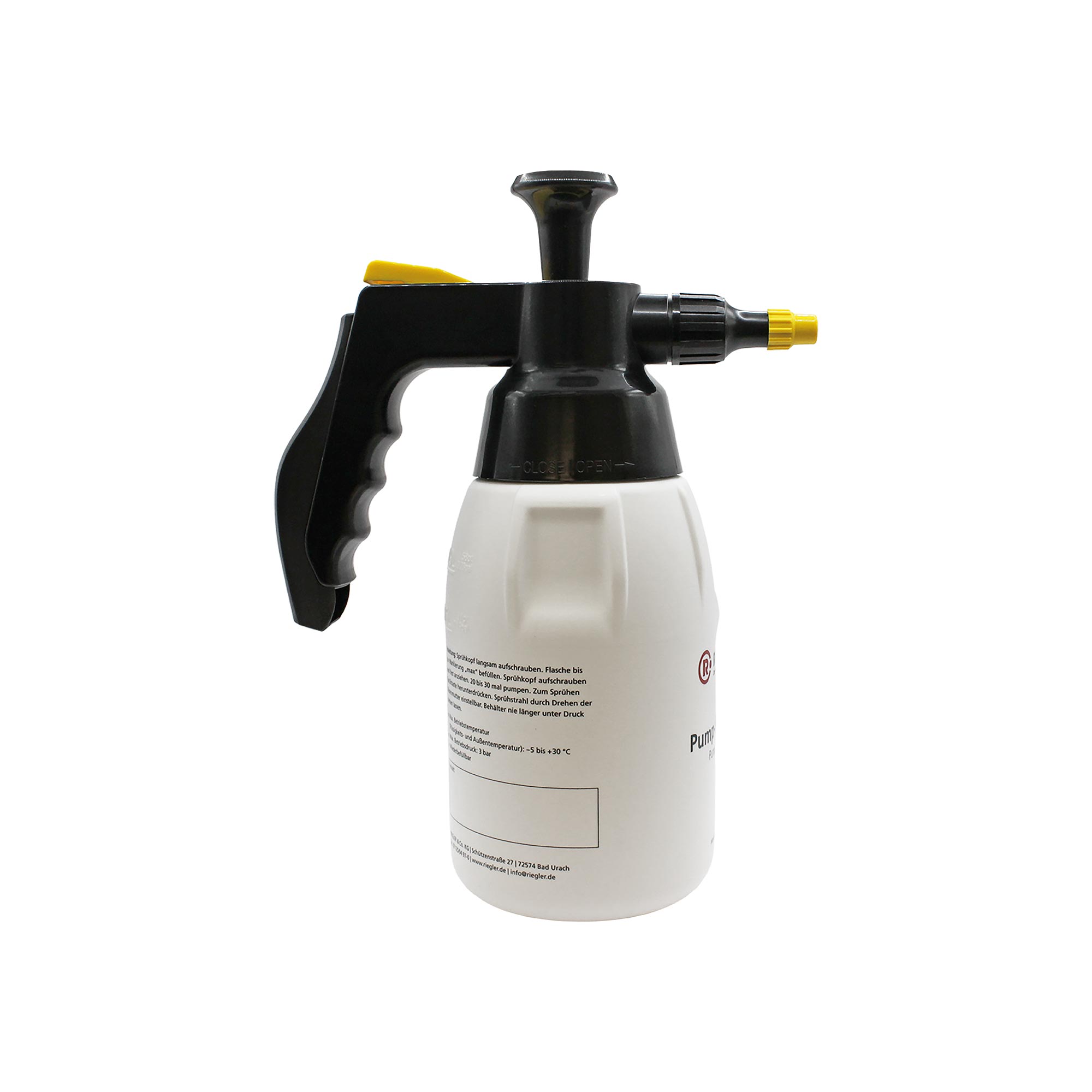 Pump-Sprüher, wiederbefüllbar, 0,9 L - Riegler 144888