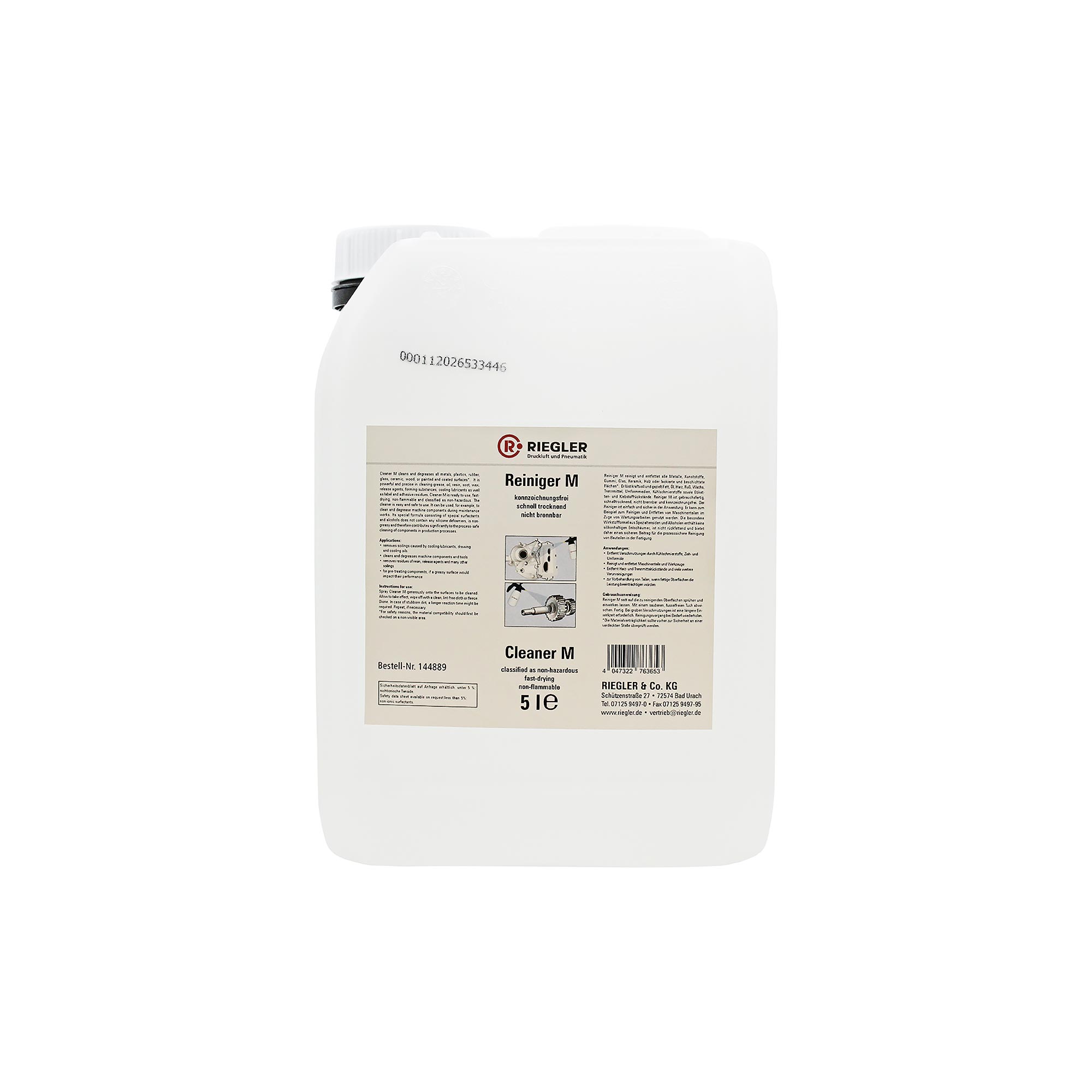 Reiniger M, 5 L - Riegler 144889