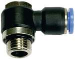 Riegler 109411.Push-in L-fitting »Blue Series«, rotating, G 1/4 o.