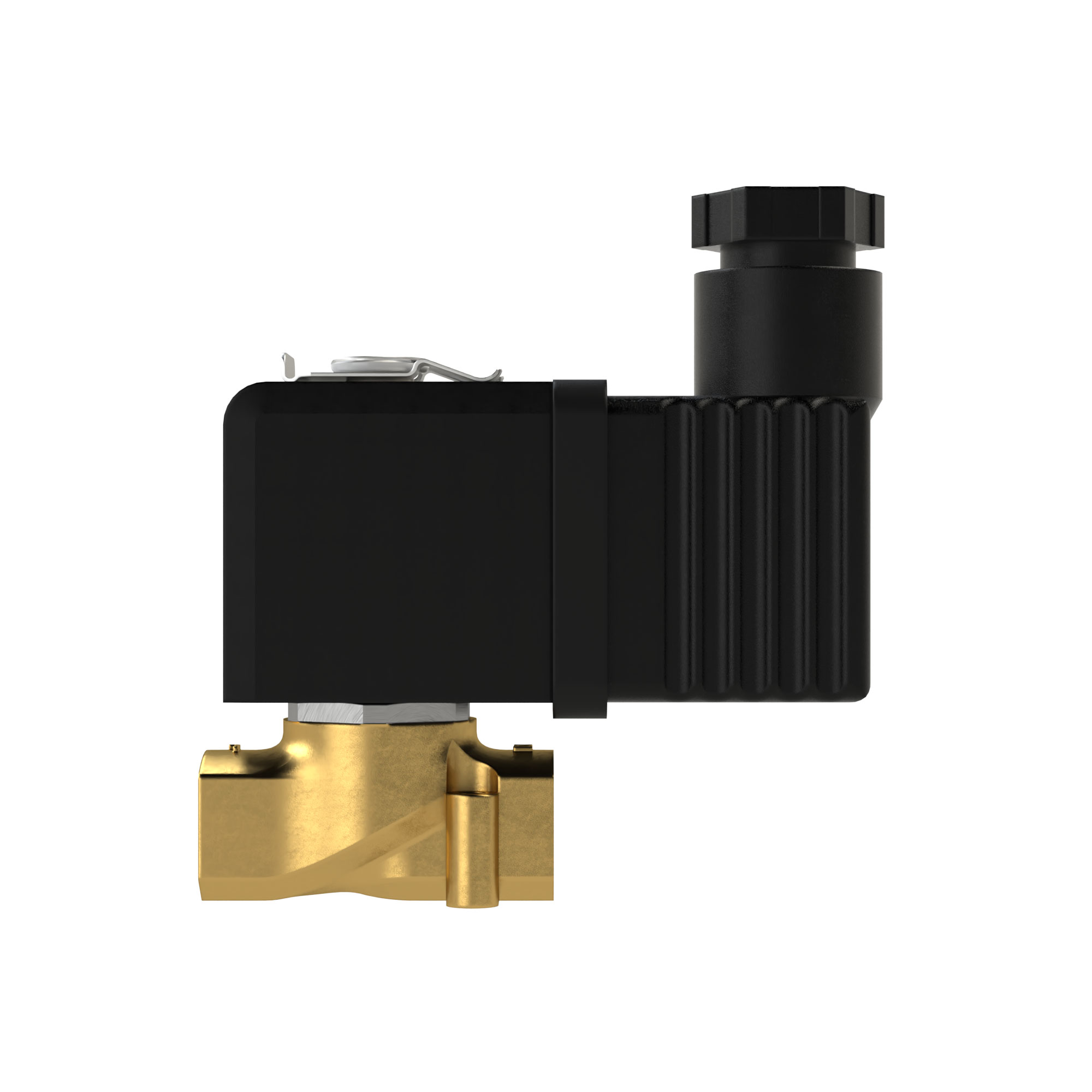3/2-Wege-MV, MS, NC, direktg, 24V DC, FPM, G 1/8, PN 0-15bar - Riegler 145429