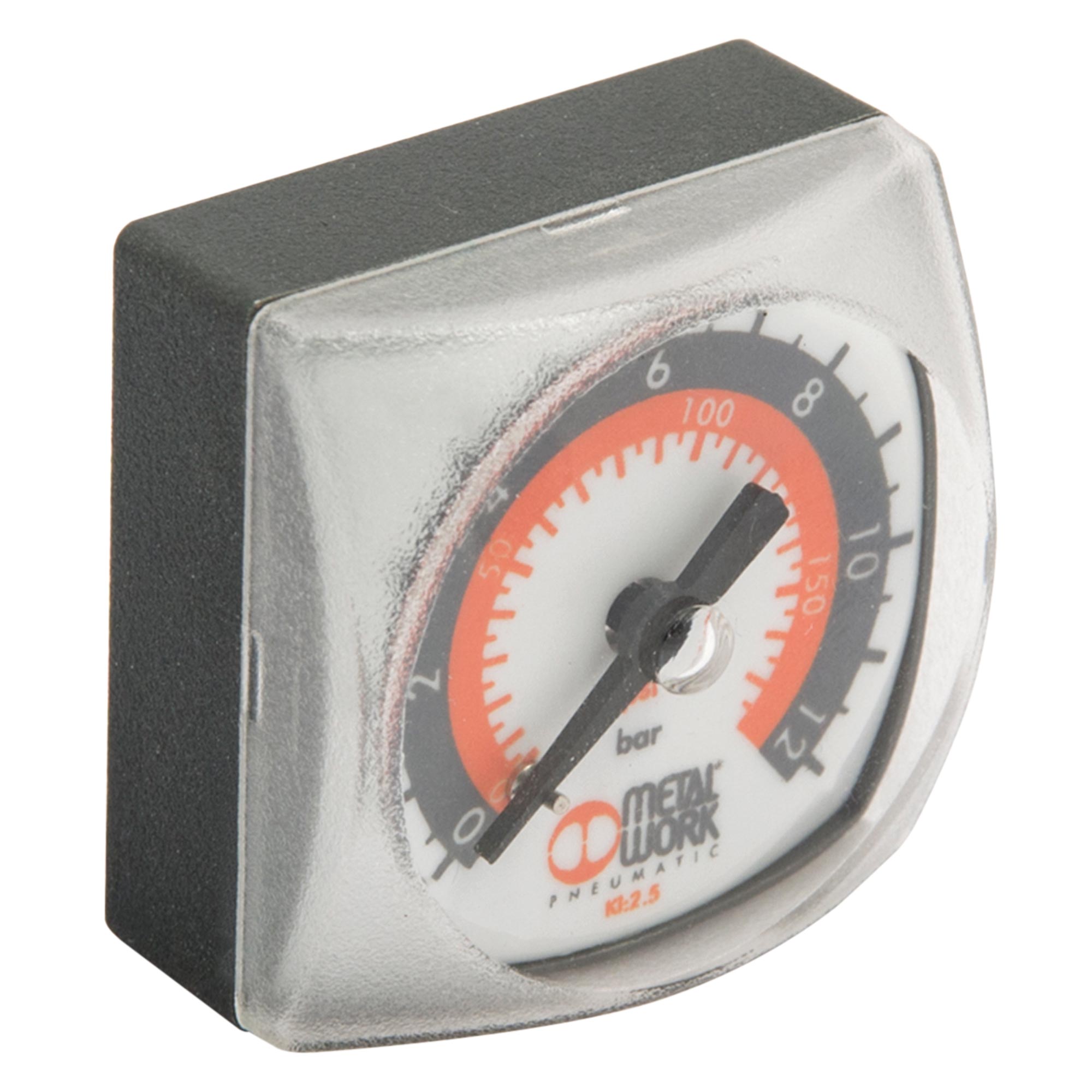 Pressure gauge Metal Work, G 1/8 rear centric, 0-4 bar, 40x40 mm - Riegler 145475