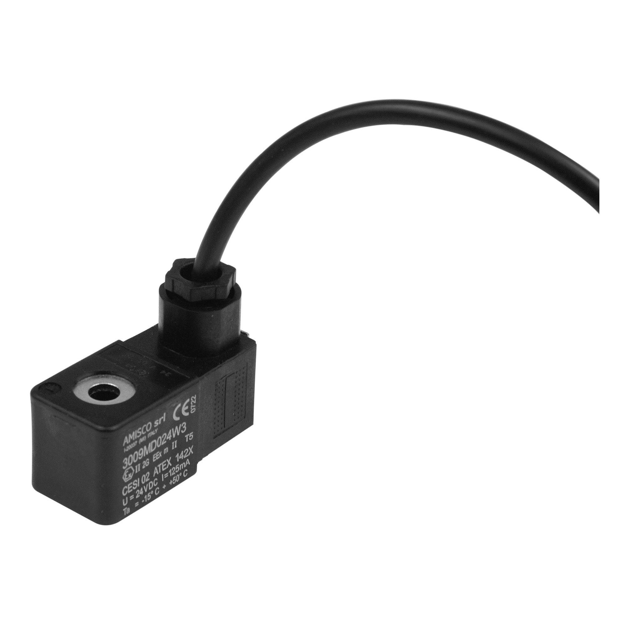 Magnetspulensatz 30 mm, 24 V DC, ATEX II 2 GD, mit 5 m Kabel - Riegler 145483