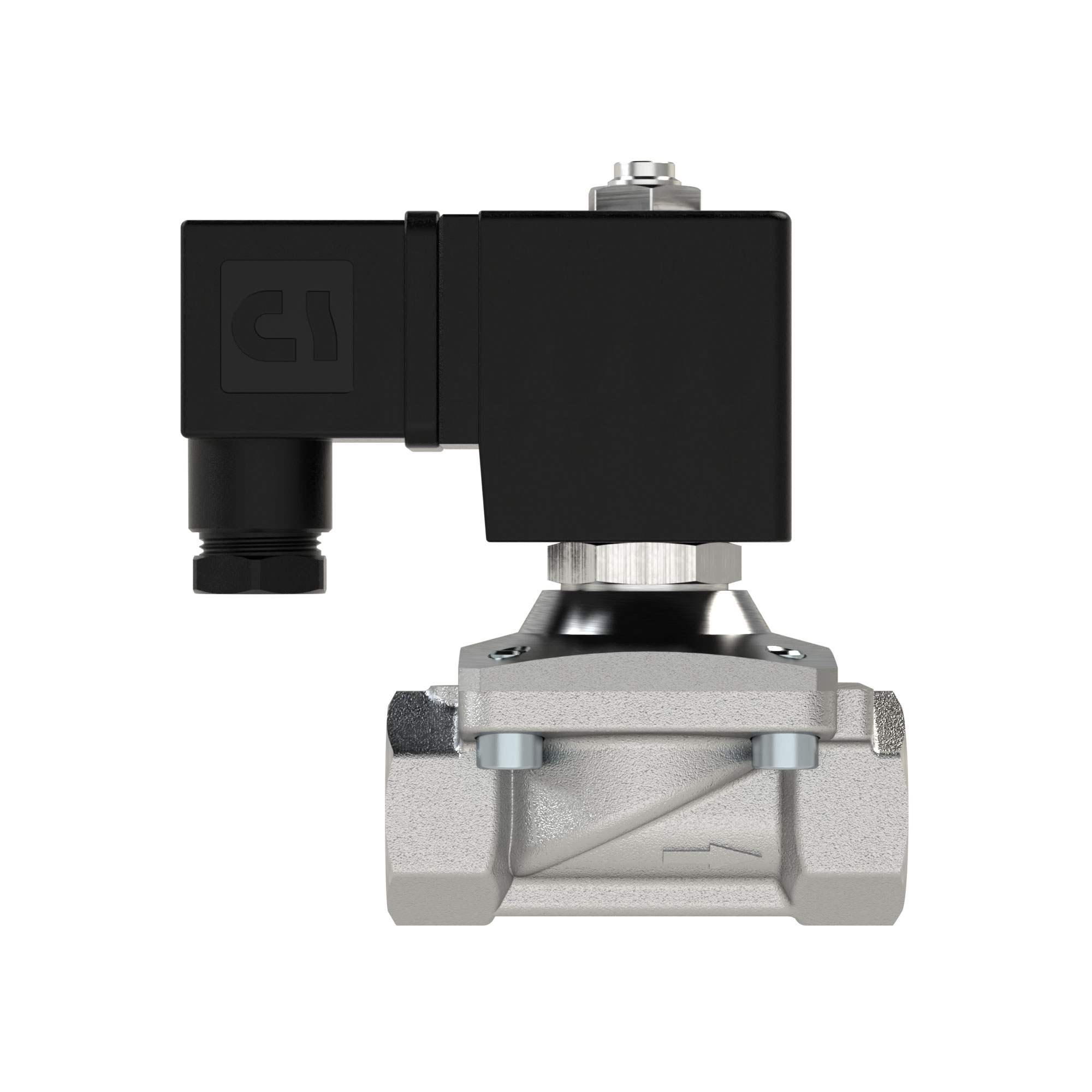 2/2 MV, NC, ES, G1/2, DN13, PN 0-12, NBR, zwangsg., 24V DC - Riegler 146074