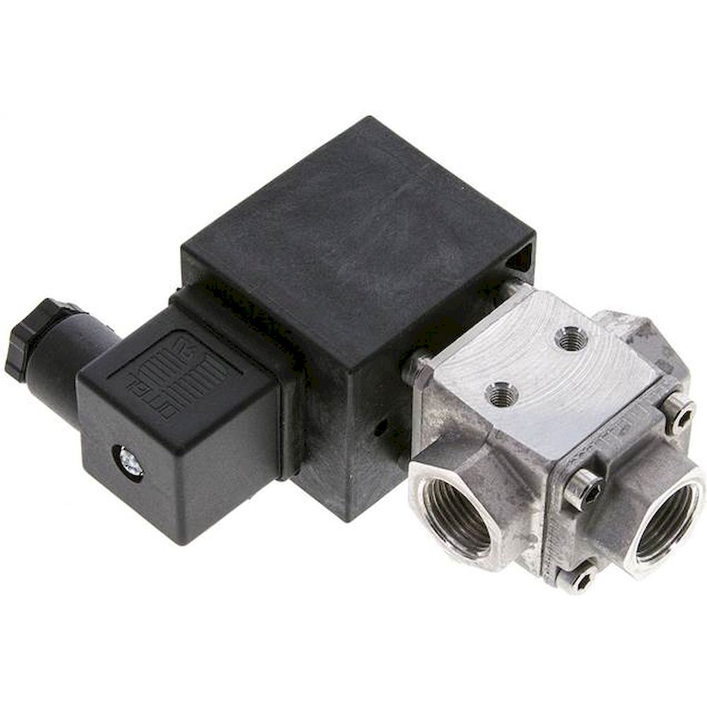 M 338 12V= OKO. 3/2-Wege Magnetventil für Biodiesel, G 3/8", 12 V DC