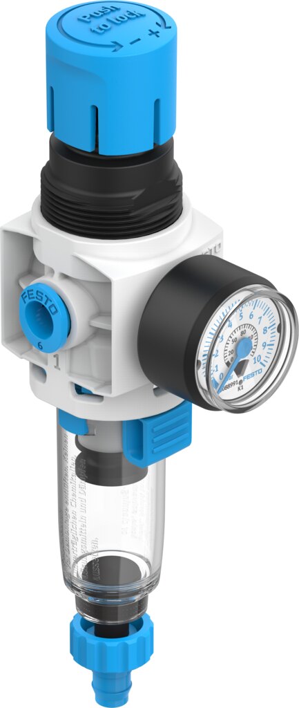 Filter regulator MS2-LFR-QS6-D6-C-P-M-AR-MPA-B - Festo 8086645