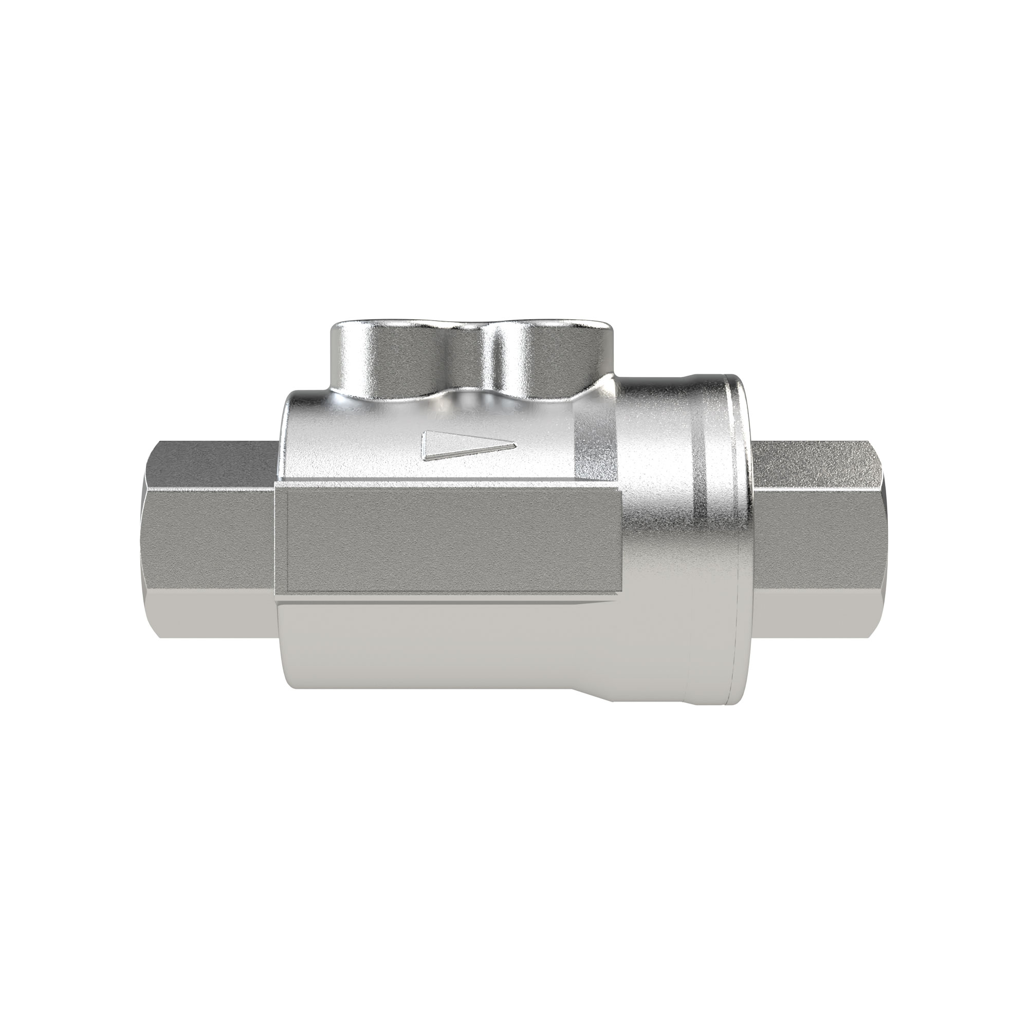Coaxial valve pneumat. actuated, double-acting, NBR, Rp 2 - Riegler 146447