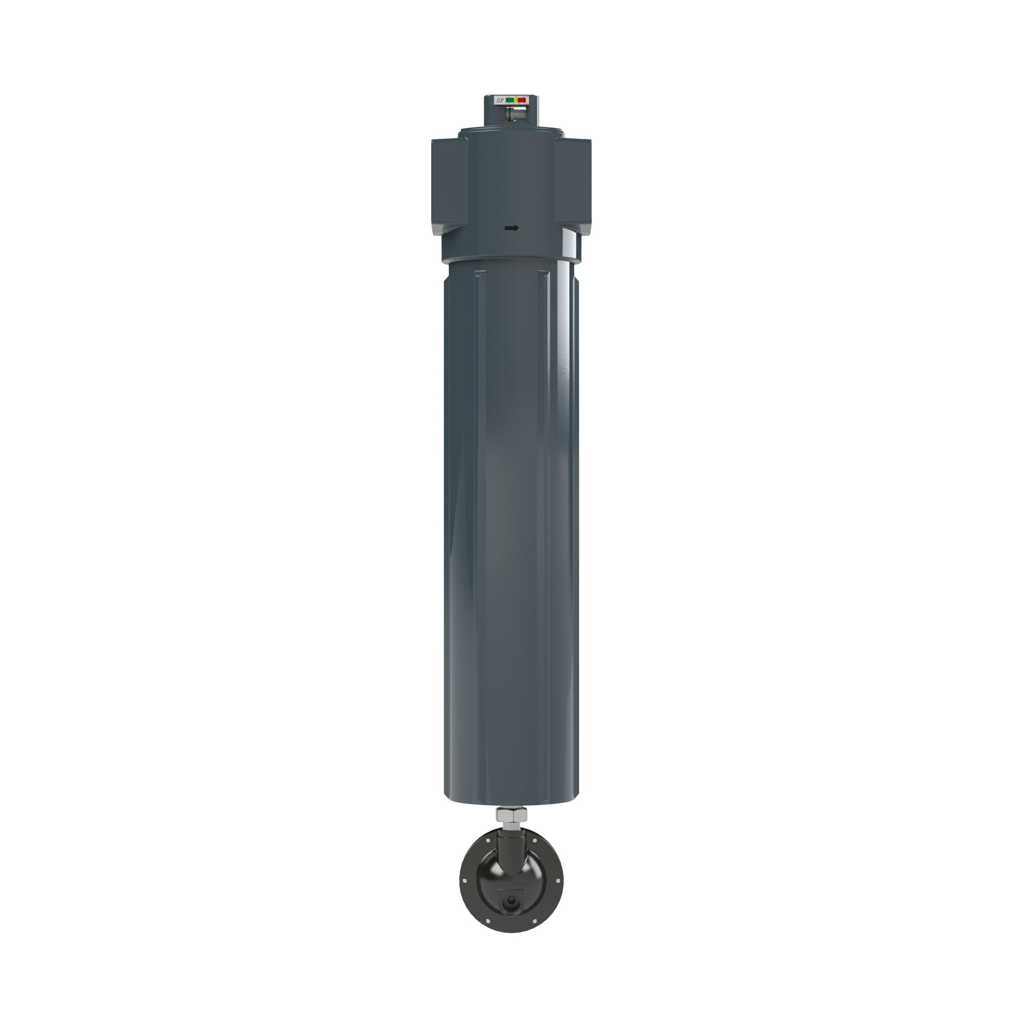 Pre-filter with differential pressure gauge, 1 µm, G 2 - Riegler 146931