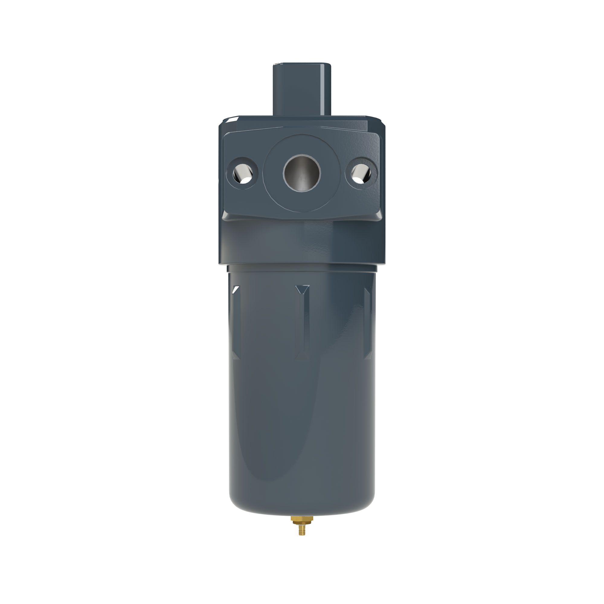 Active charcoal filter, diff. pressure gauge, 0.003 mg/m³, G 3/4 - Riegler 146956