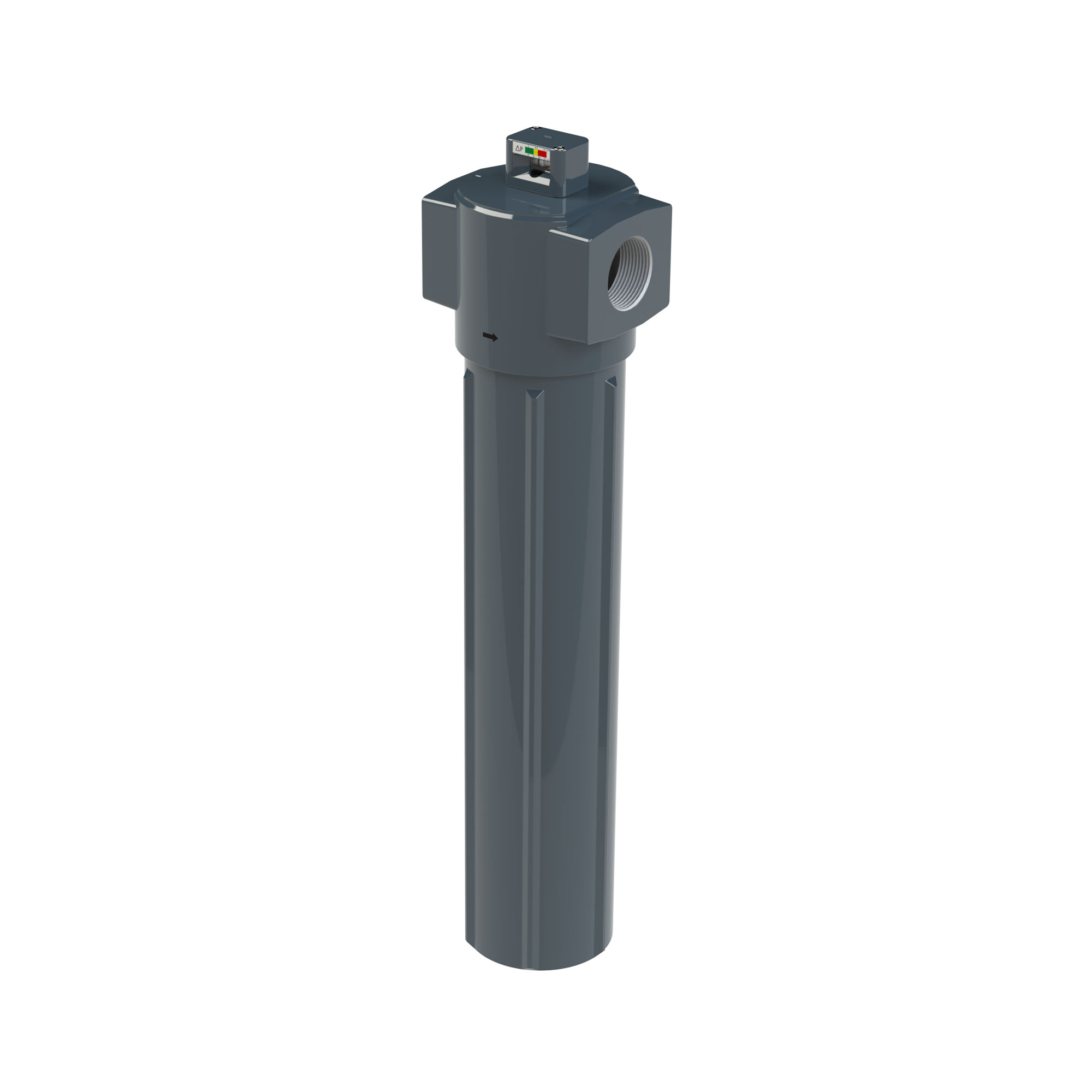 Active charcoal filter, diff. pressure gauge, 0.003 mg/m³, G 2 - Riegler 146959