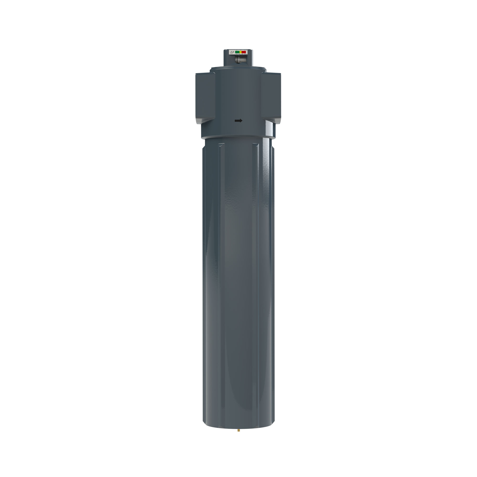 Active charcoal filter, diff. pressure gauge, 0.003 mg/m³, G 2 - Riegler 146959