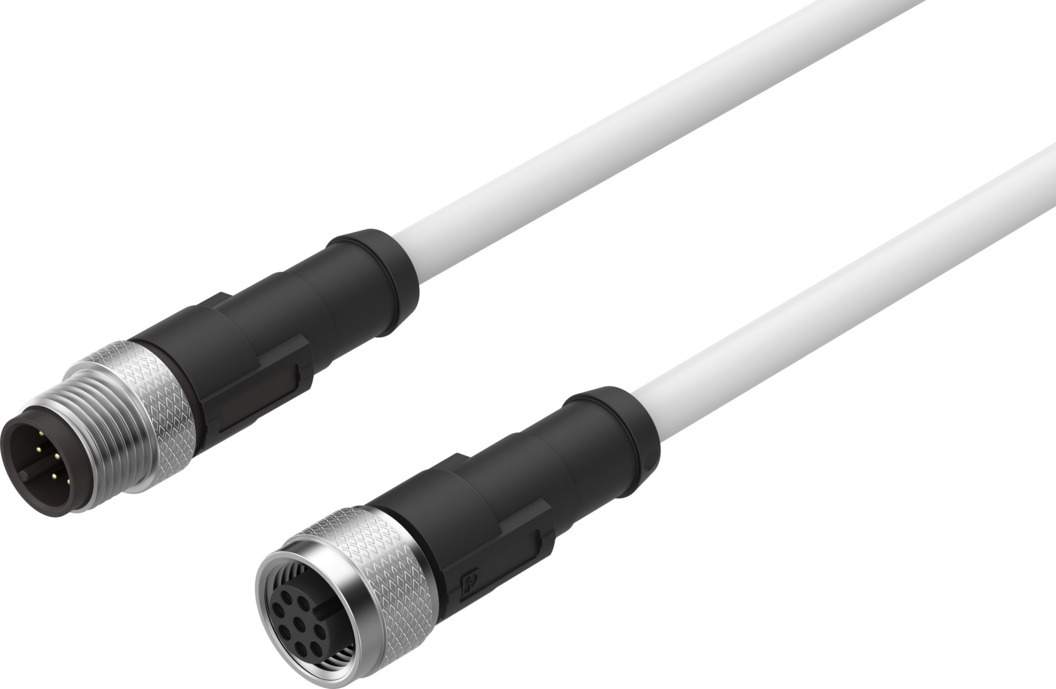 Connecting cable NEBC-M12G8-E-10-N-M12G8 - Festo 8080784