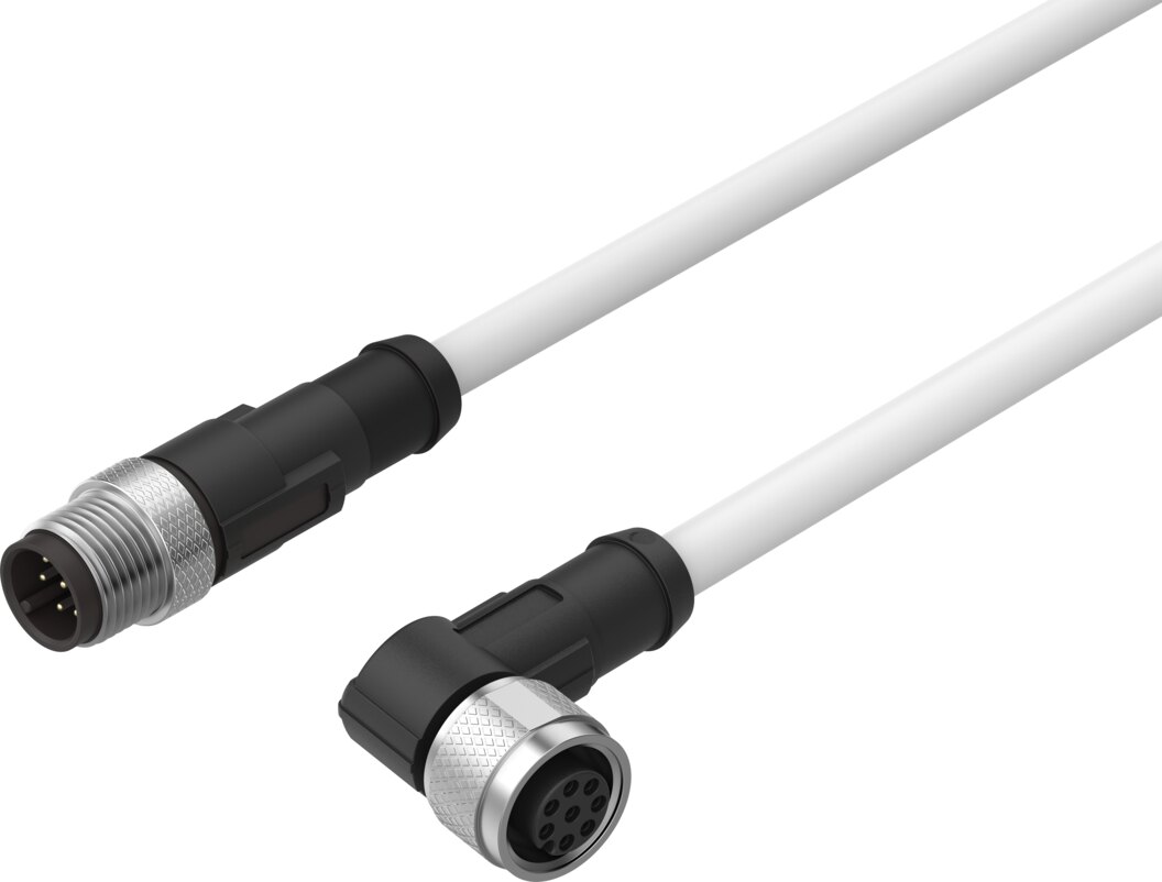 Connecting cable NEBC-M12W8-E-10-N-M12G8 - Festo 8080788