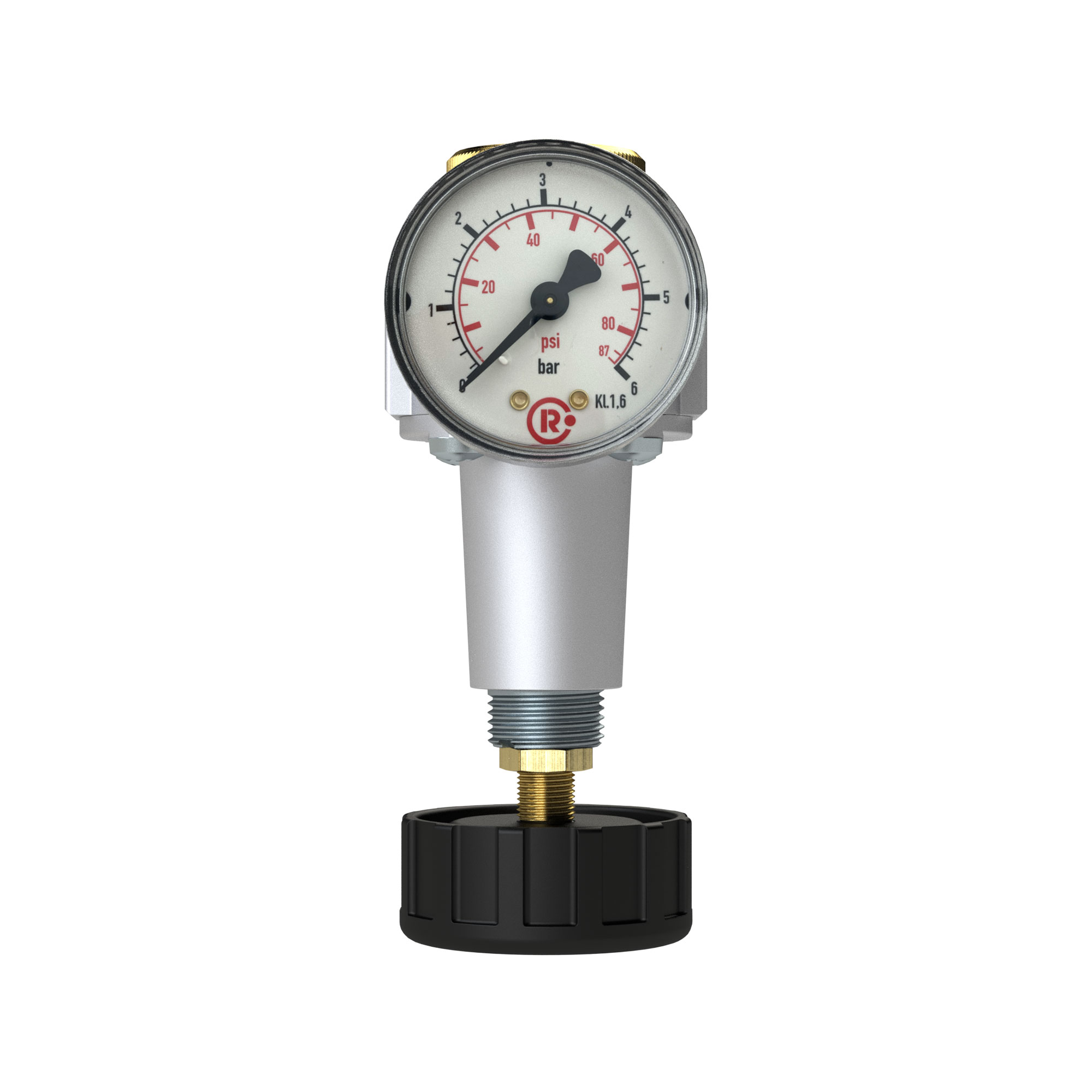 Konstant-Druckregler inkl. Manometer, BG 1, G 3/8, 0,2 - 6 bar - Riegler 147484