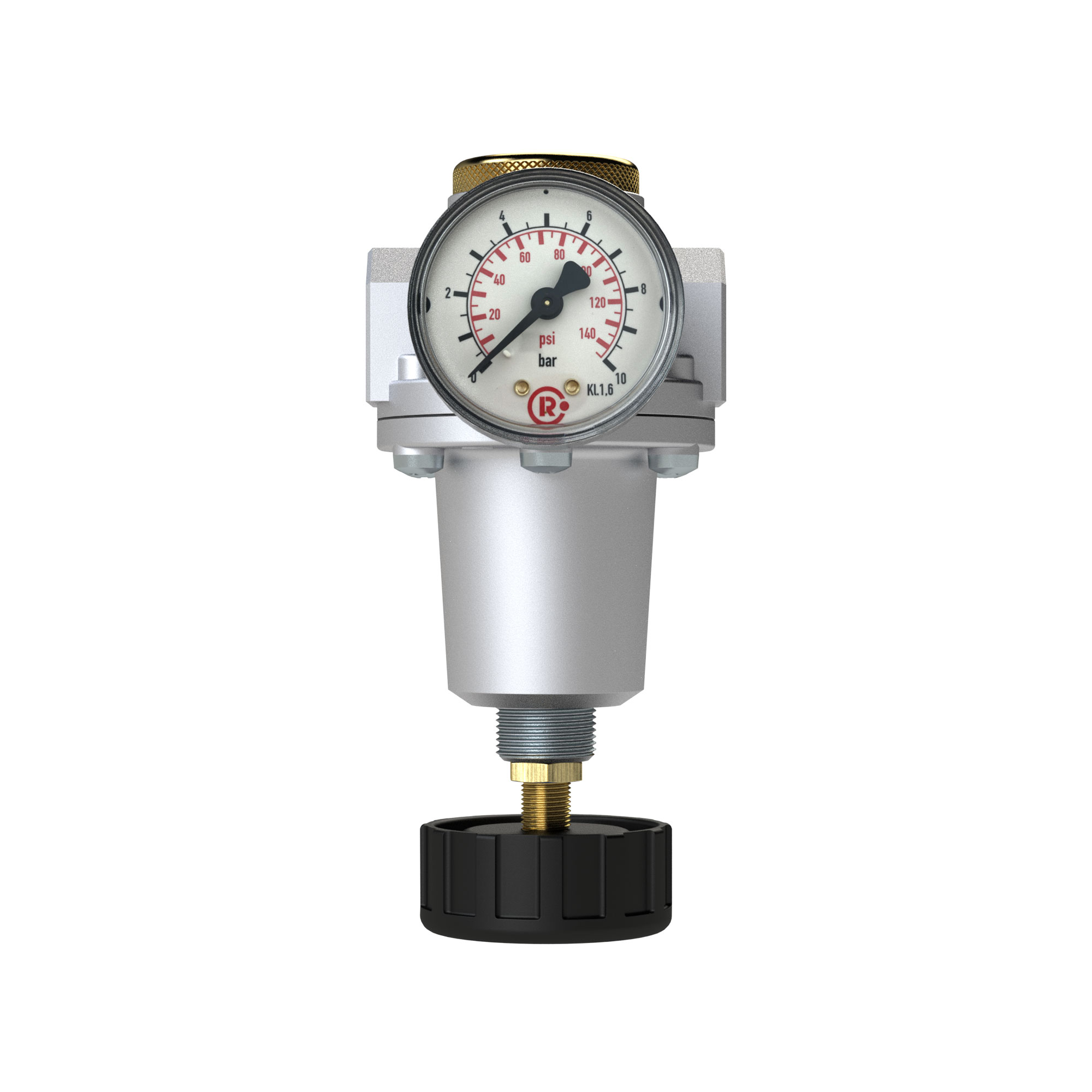 Constant pressure regulator, size 2, G 3/8, 0.1 - 3 bar - Riegler 147488
