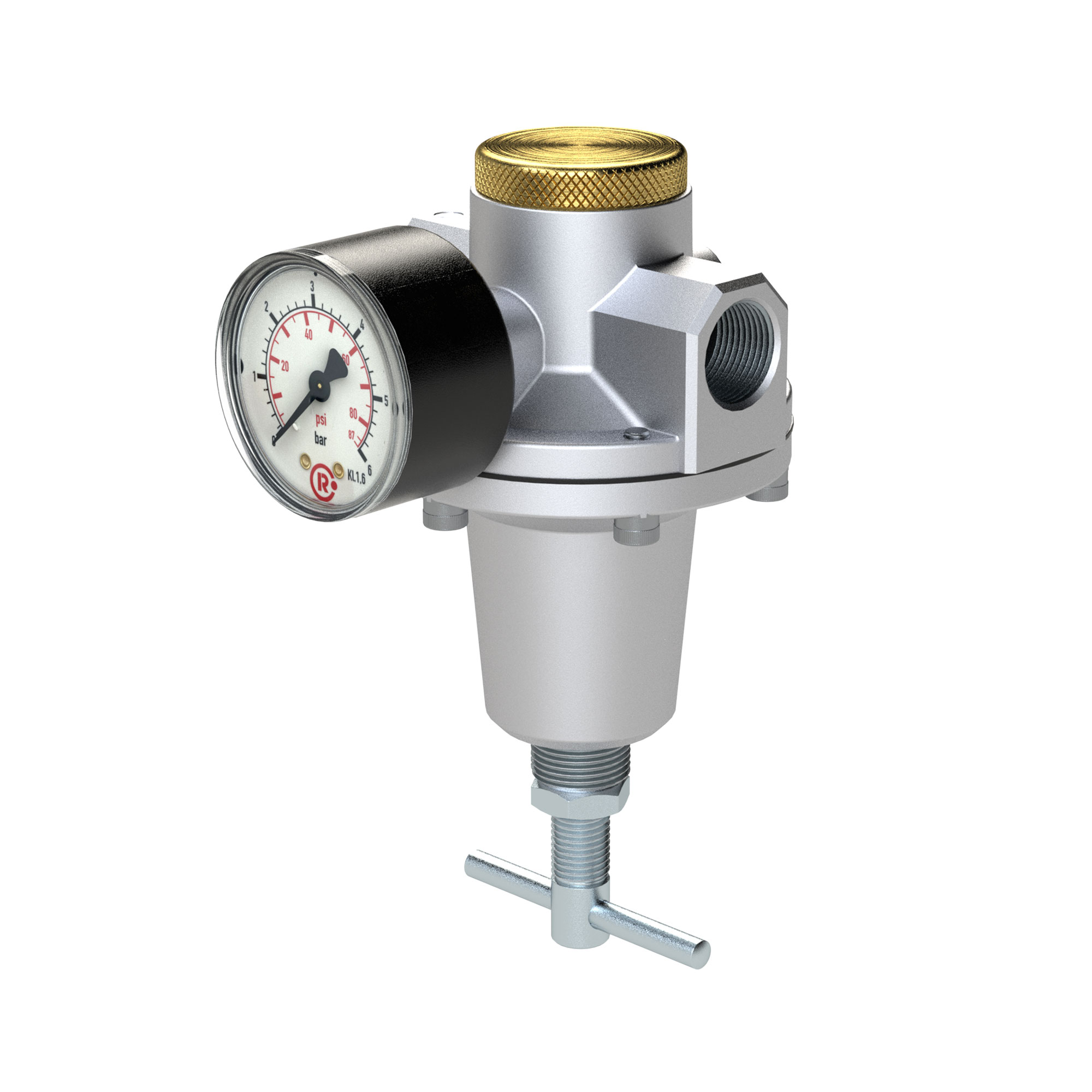 Constant pressure regulator, size 3, G 1/2, 0.5 - 10 bar - Riegler 147500