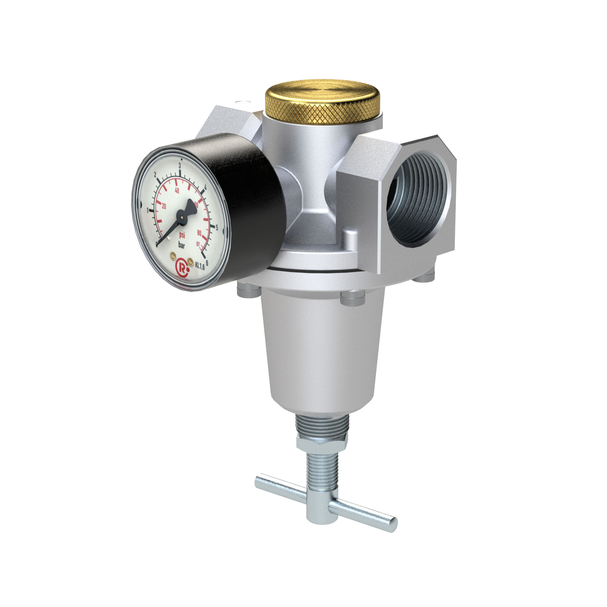 Constant pressure regulator, size 3, G 1, 0.5 - 16 bar - Riegler 147511