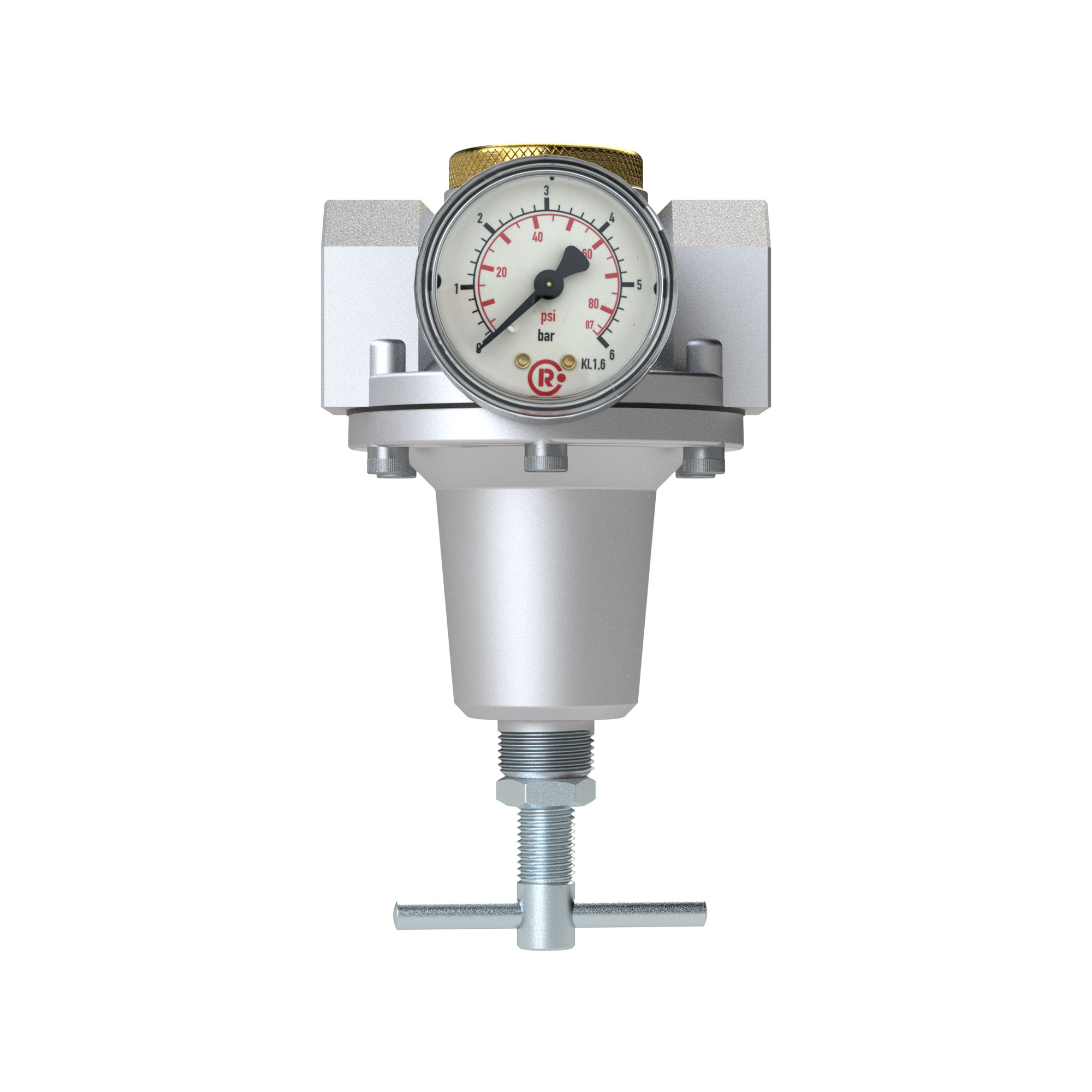 Constant pressure regulator, size 3, G 1, 0.5 - 10 bar - Riegler 147510