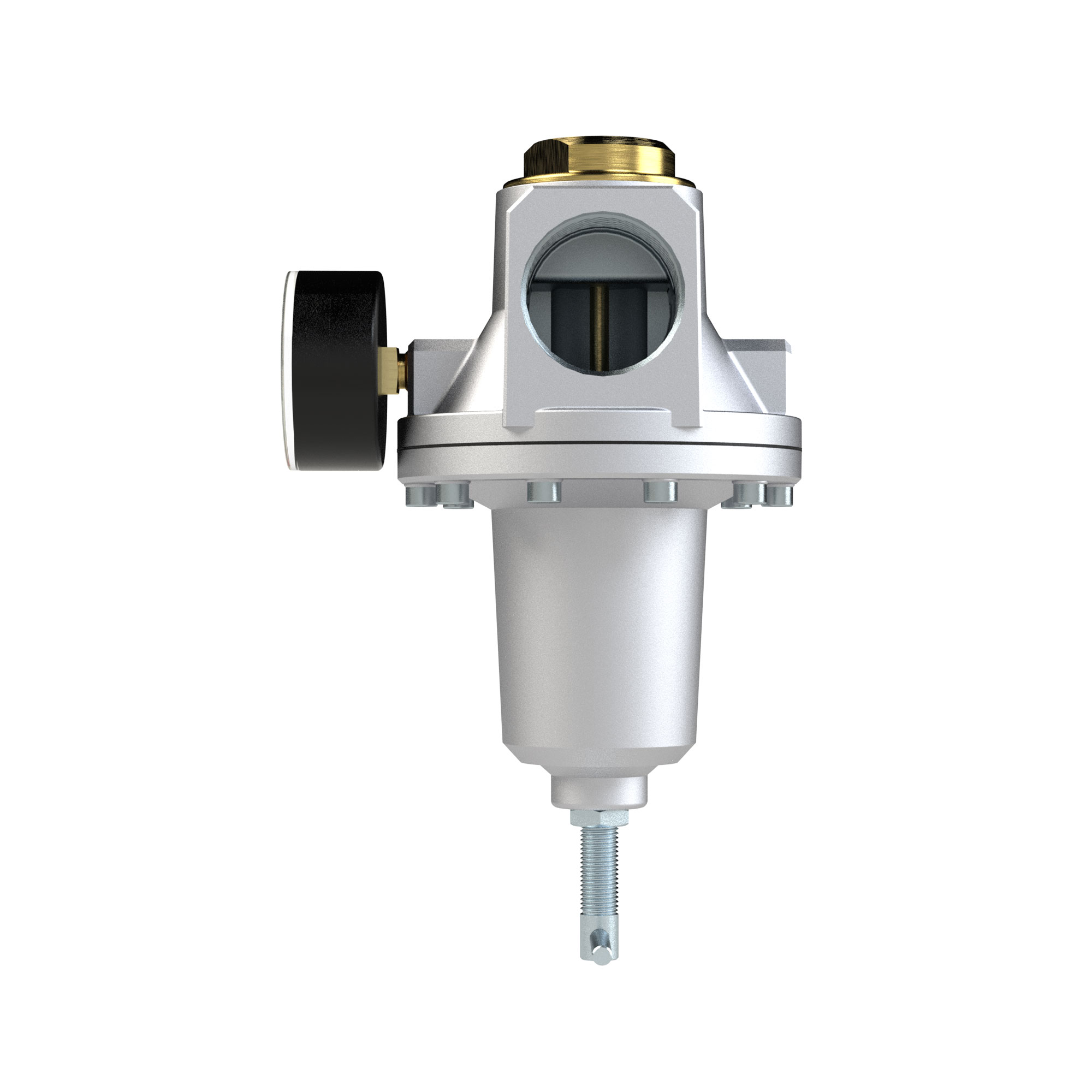 Constant pressure regulator, size 5, G 1 1/2, 0.2 - 6 bar - Riegler 147529