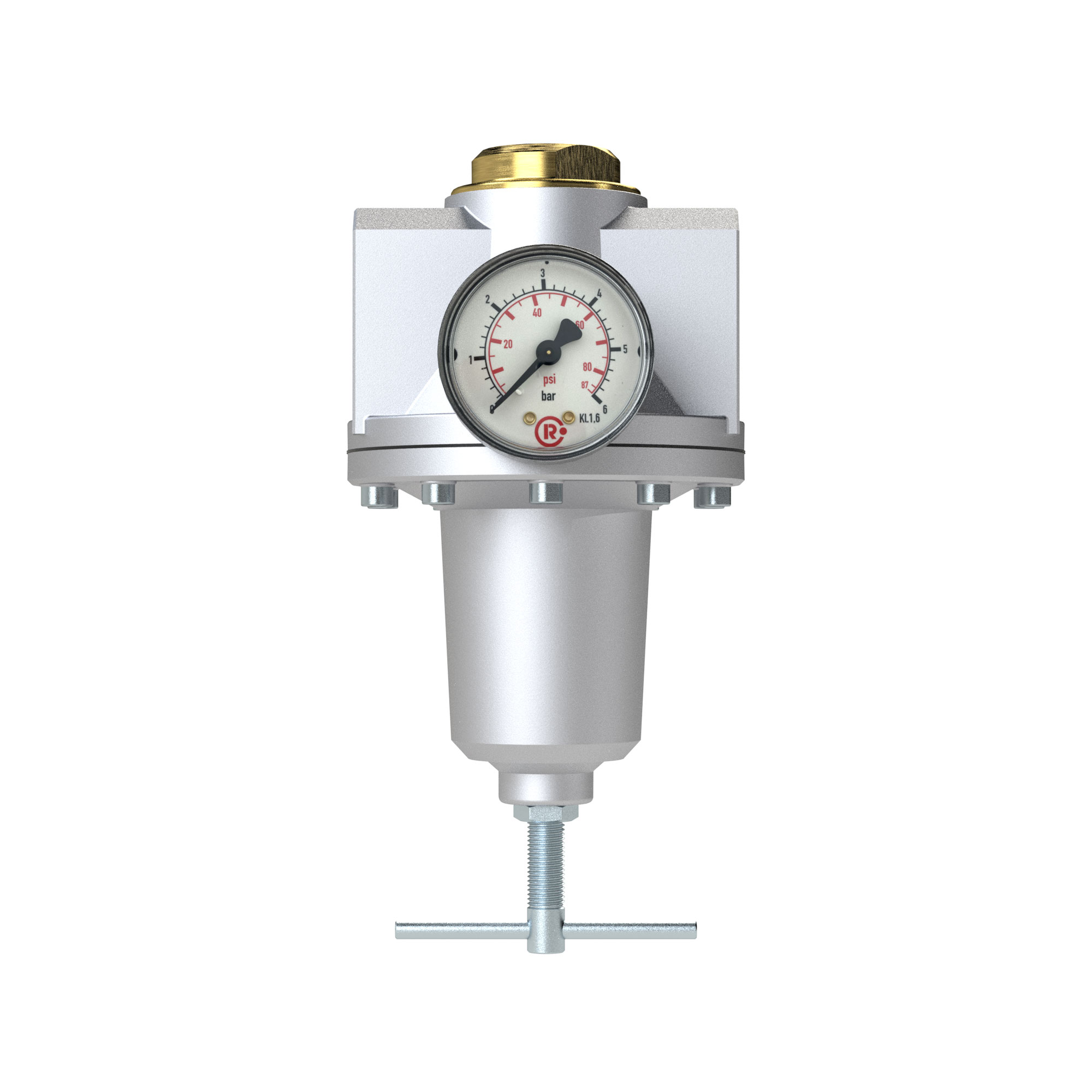 Constant pressure regulator, size 5, G 1 1/2, 0.2 - 6 bar - Riegler 147529