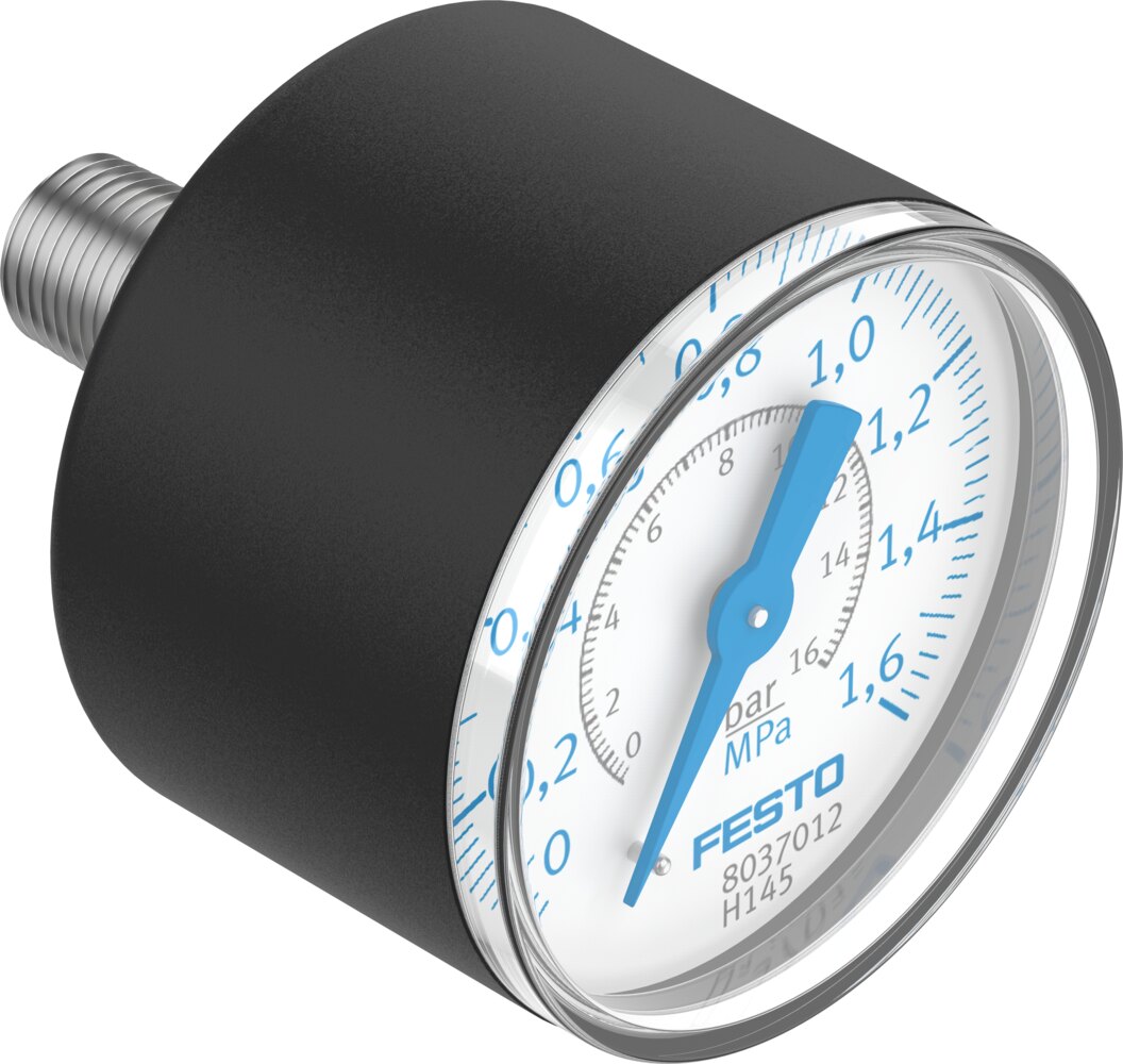 Pressure gauge PAGN-40-1.6M-R18-1.6 - Festo 8037012