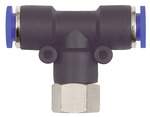 Riegler 109510.Push-in T-fitting »Blue Series«, rotating, M5 i.