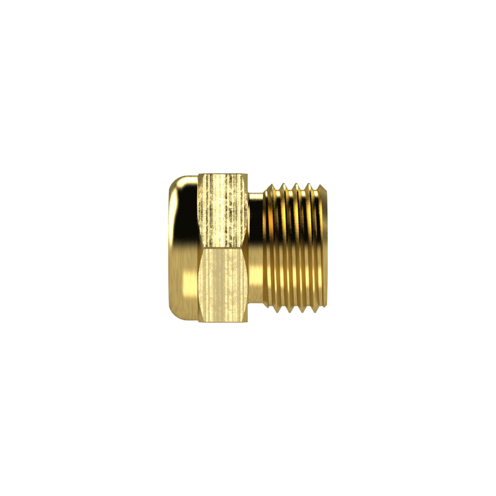 Sintered bronze silencer »multifix«/»FUTURA«, flat type, G 1/4 o. - Riegler 148077