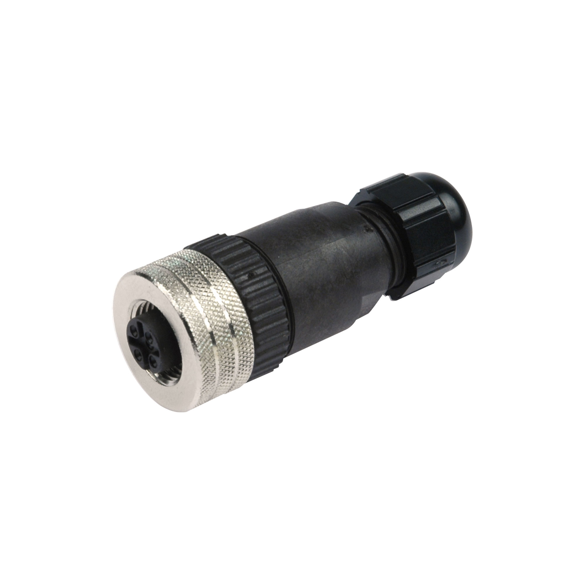 Gerade Steckdose M12 x 1 mm, 5-polig - Riegler 148191