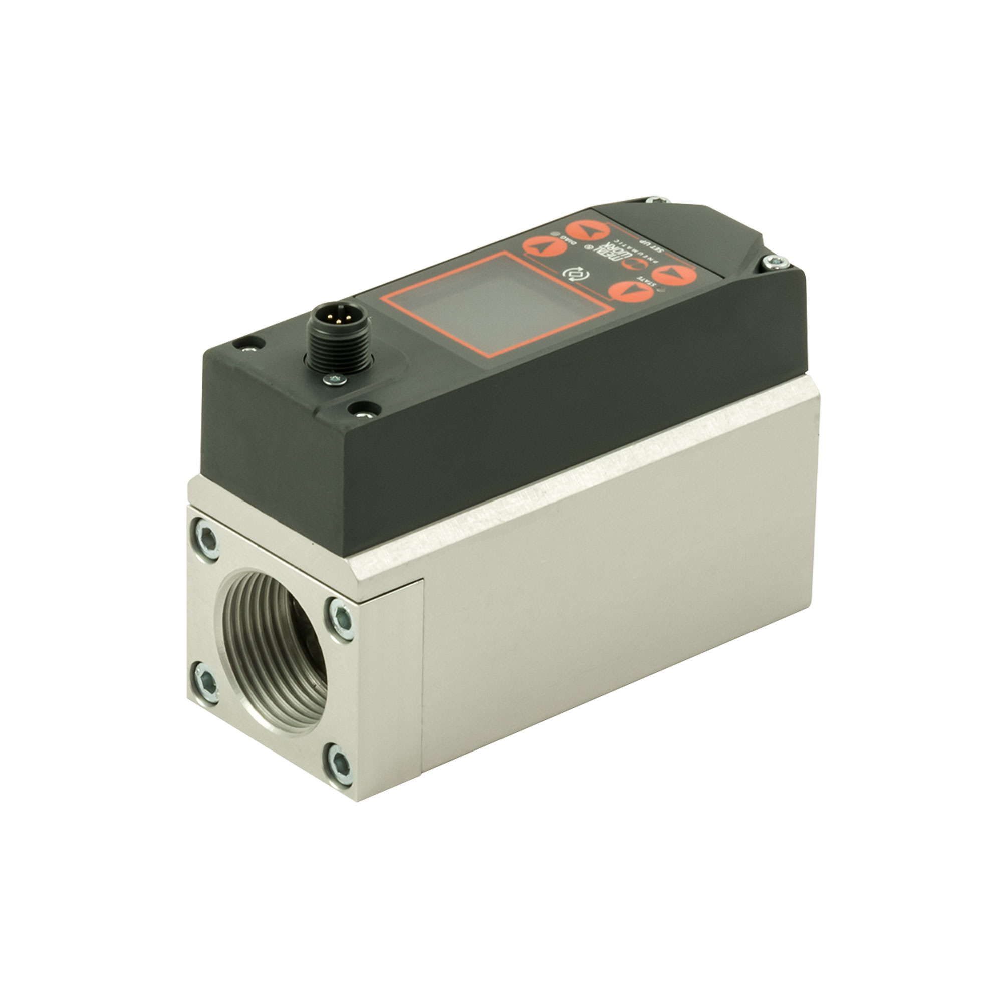 Durchflussmesser »FLUX«, BG 2, IO-Link/Display/Drucksensor/WiFi - Riegler 148208