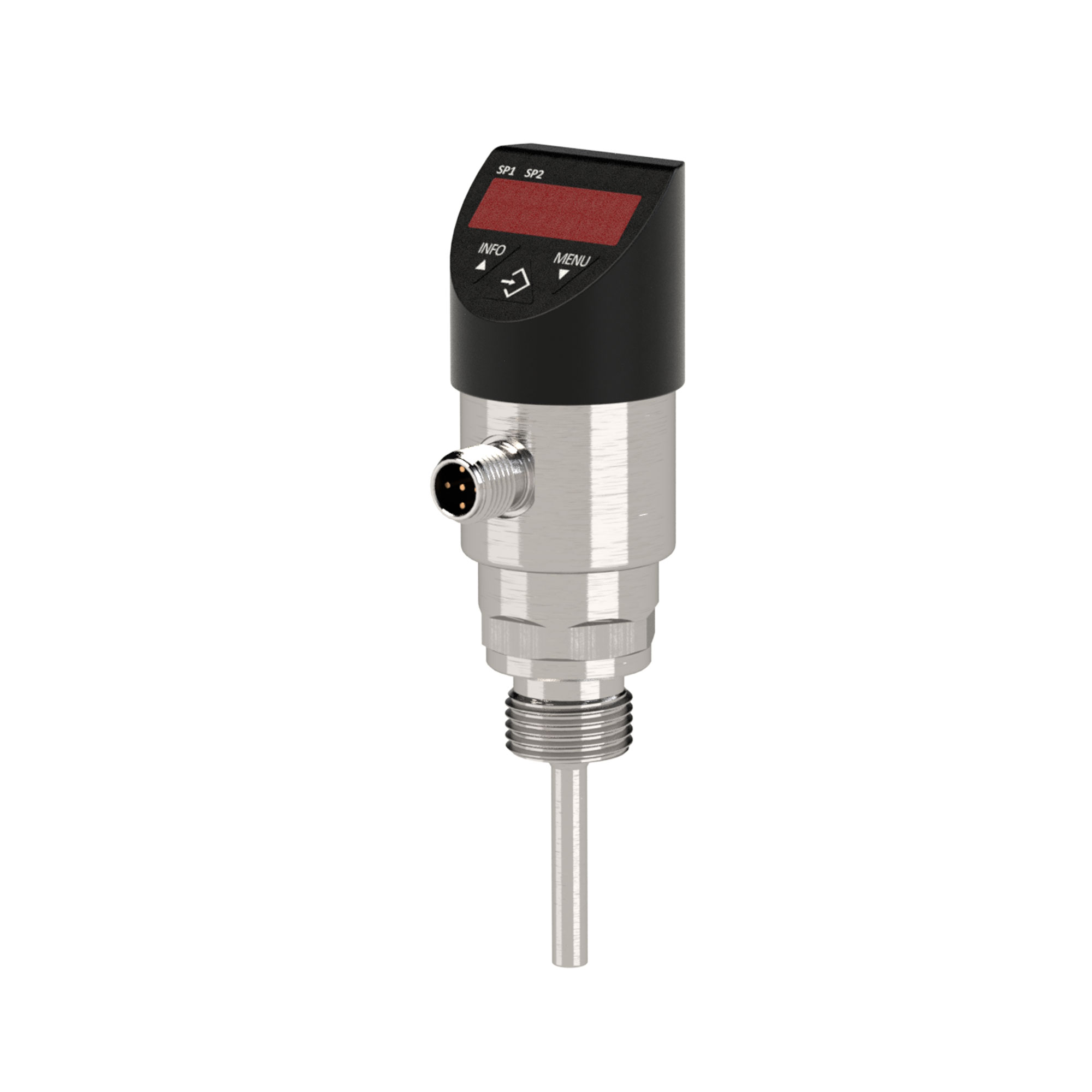 Elektronischer Temperaturschalter, TSD-30, PNP, IO, 4-polig, 50mm - Riegler 148330